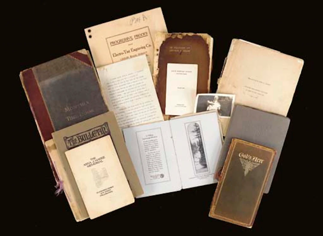 A LARGE GROUP OF DOCUMENTS, CORRESPONDENCE, AND PHOTOGRAPHIC IMAGES RELATED TO LOUIS C. TIFFANY AND LAURELTON HALL