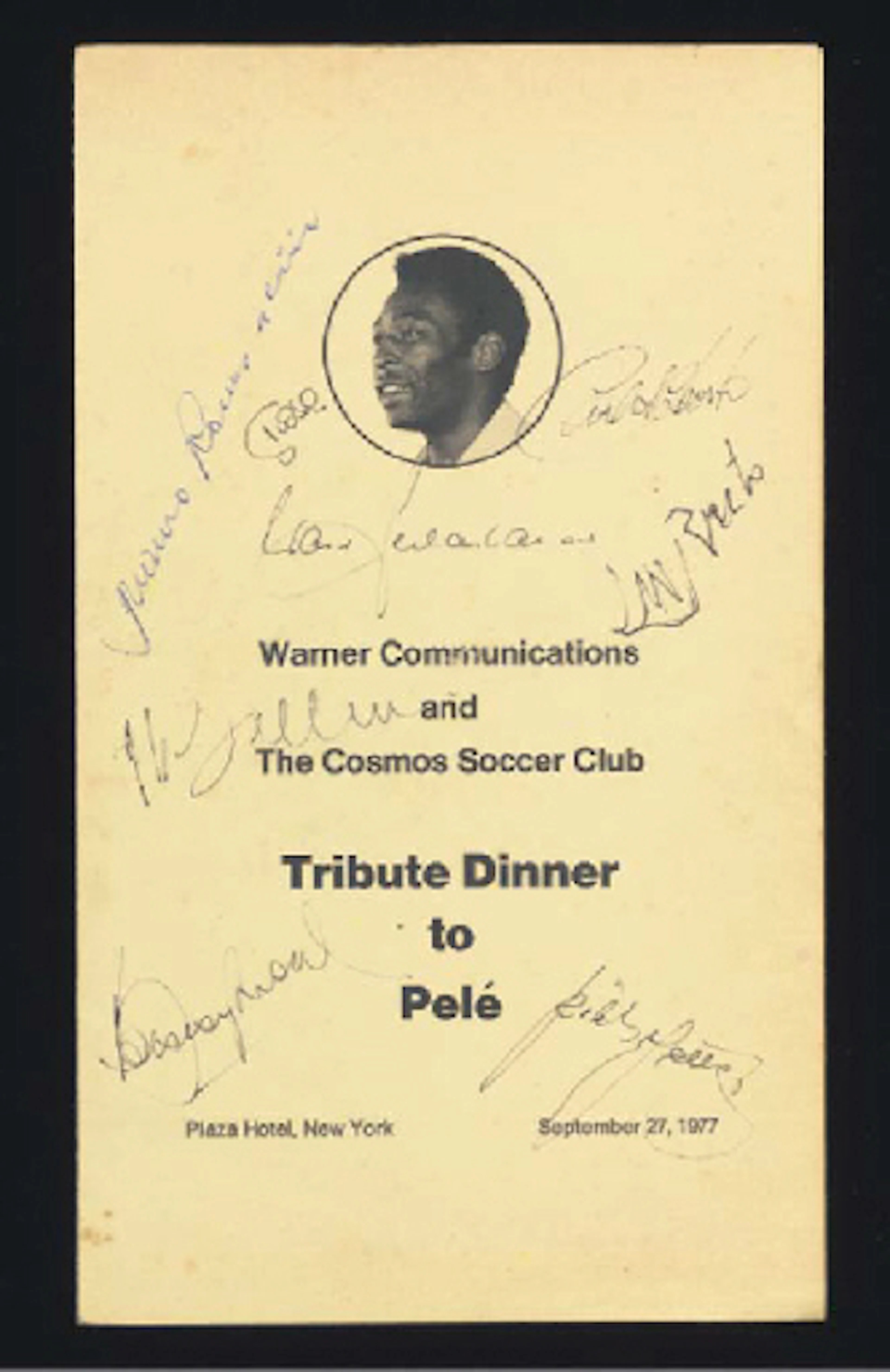 A TRIBUTE DINNER TO PELE TABLE PLAN