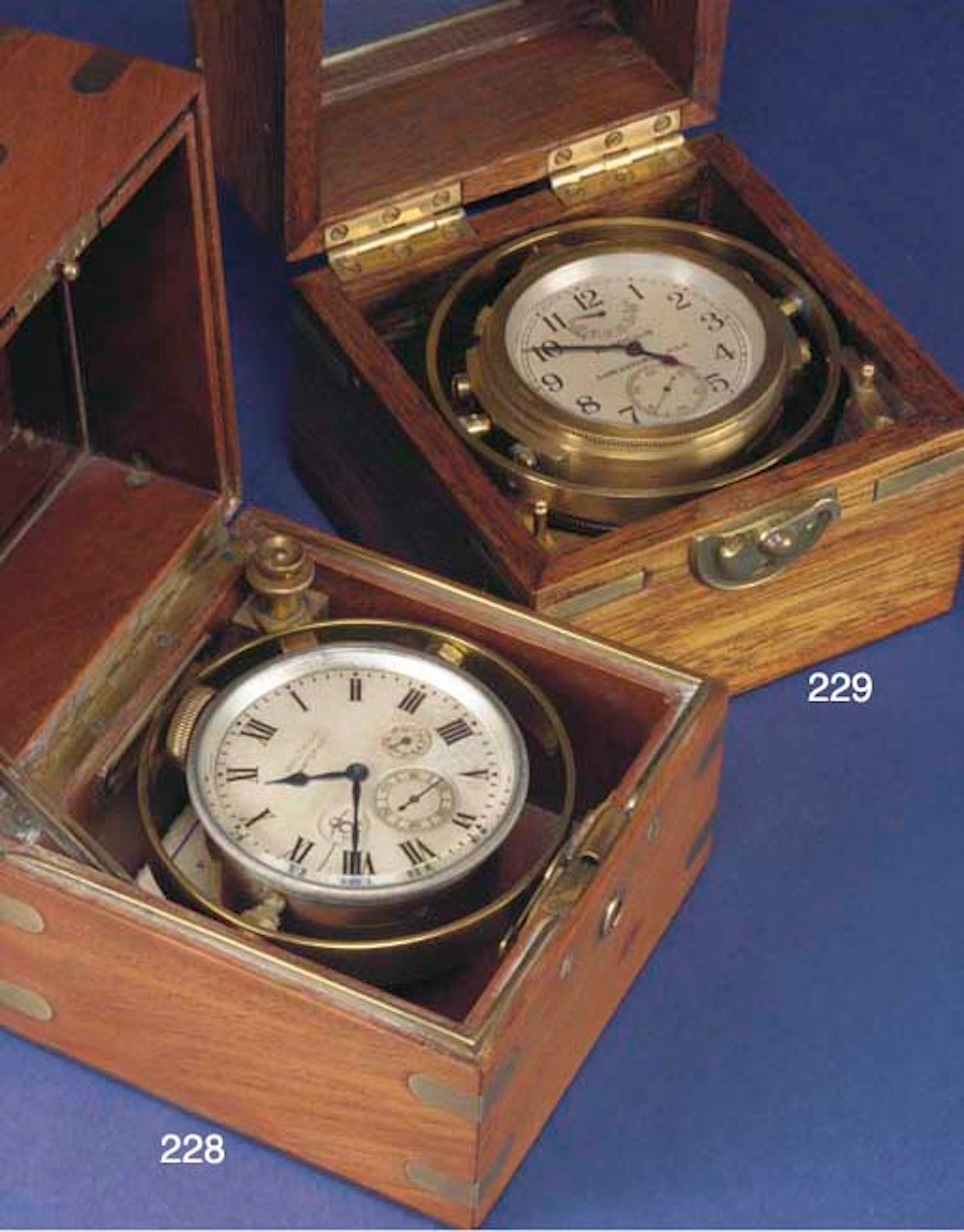 A HAMILTON MODEL 22 TWO-DAY LEVER DECK WATCH,