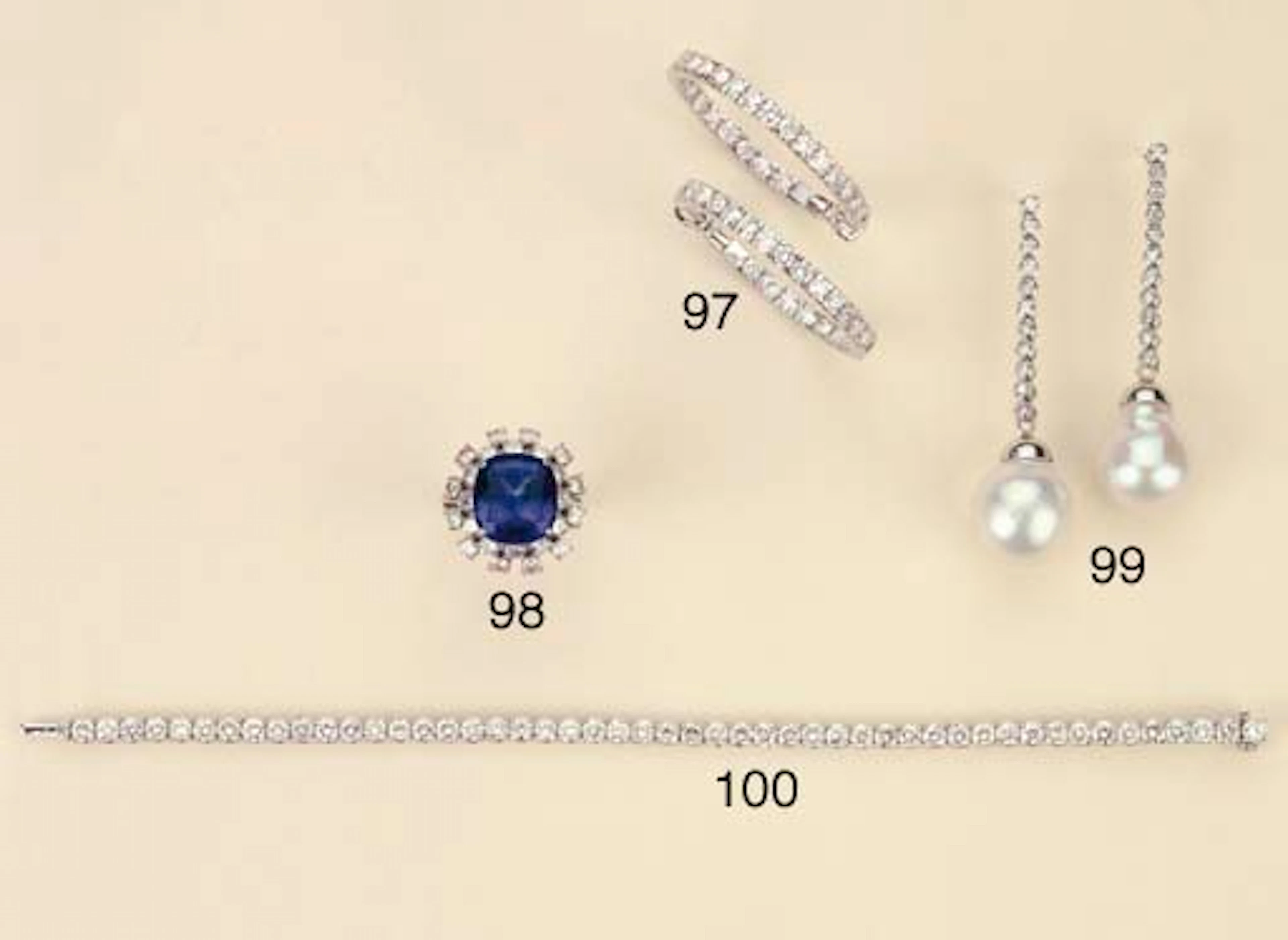 ANELLO IN PLATINO CON TANZANITE E BRILLANTI