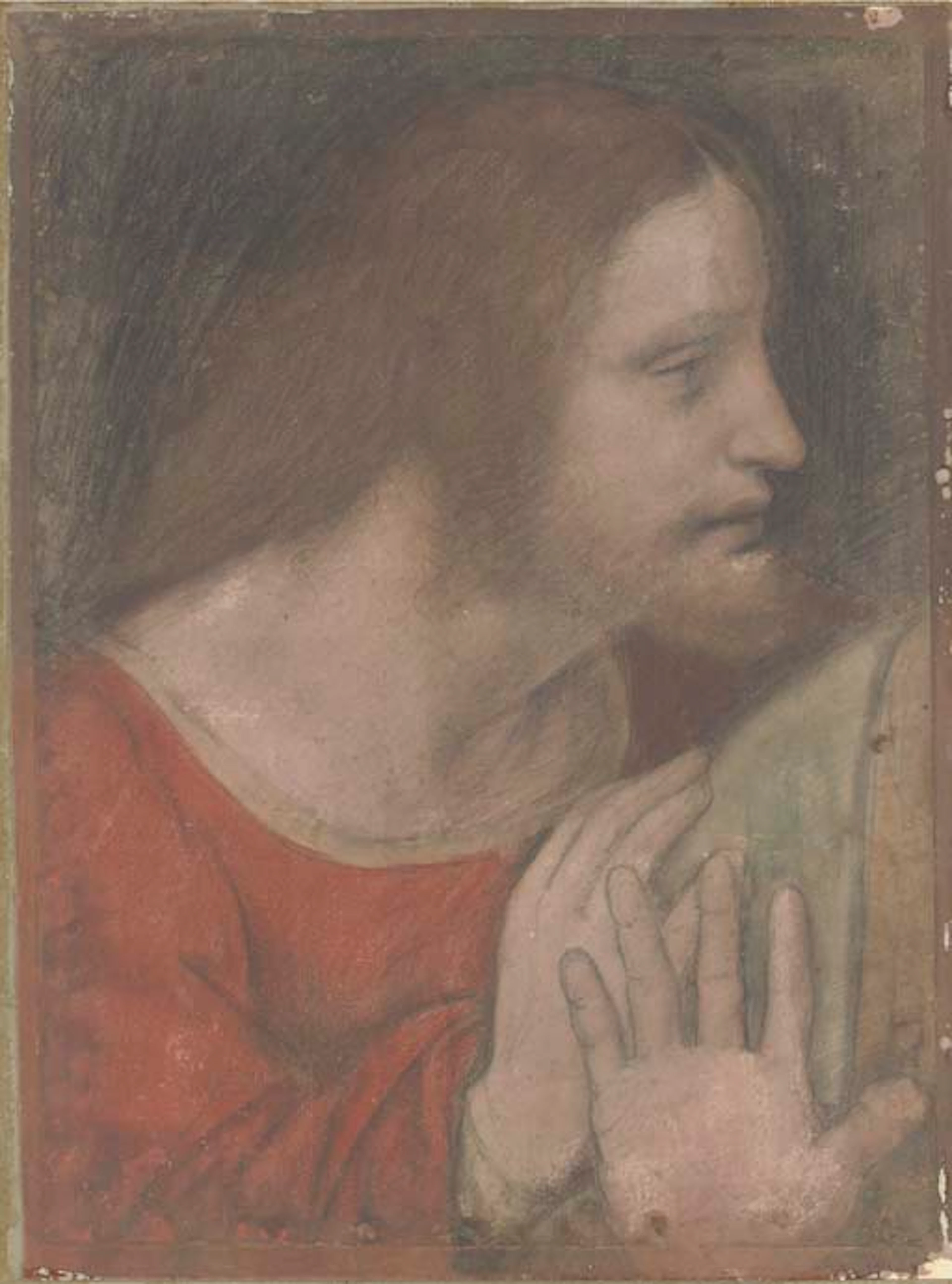 Saint James the Less, bust-length, looking to the right