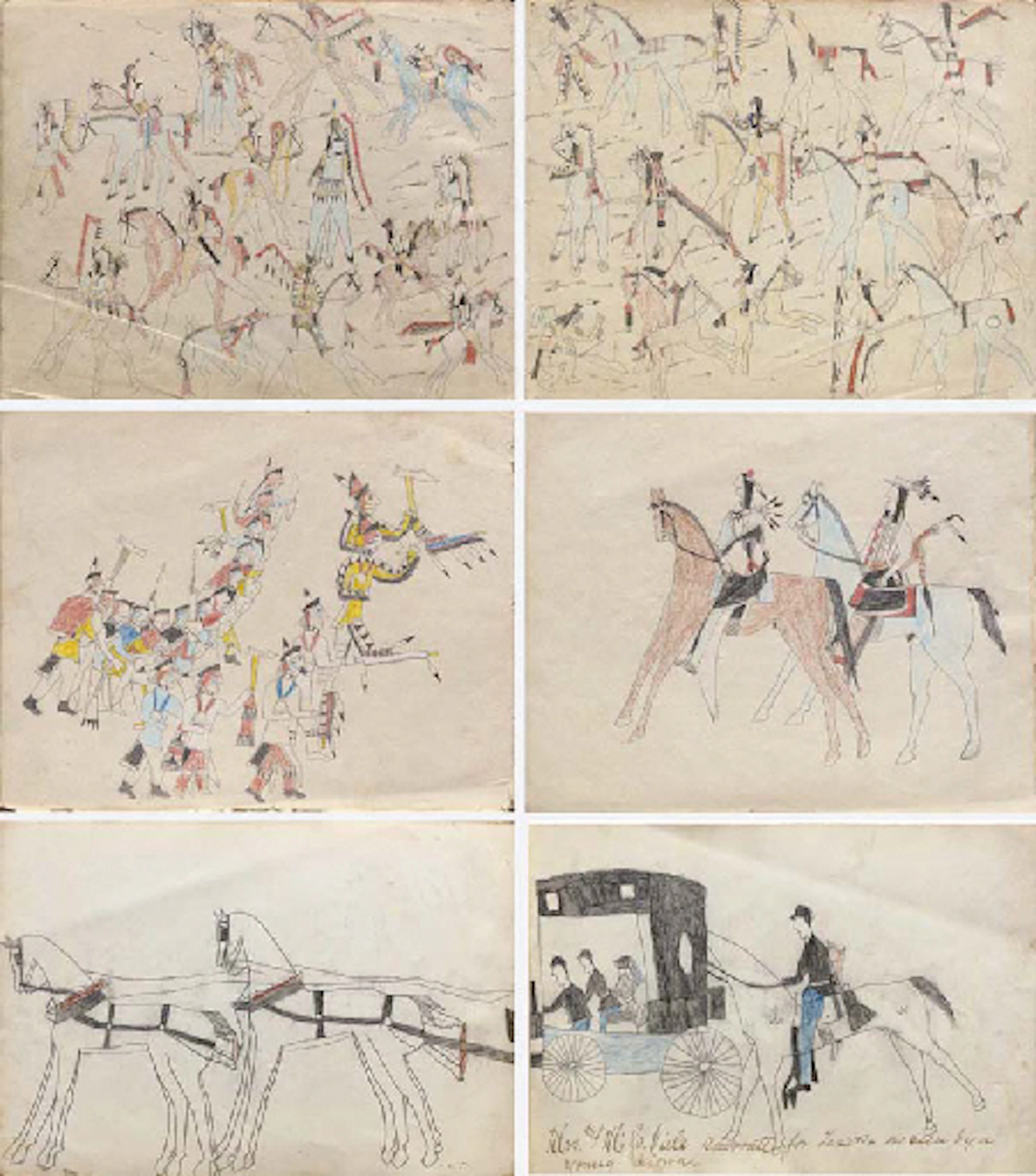 A SOUTHERN PLAINS BOOK OF PICTOGRAPHIC DRAWINGS