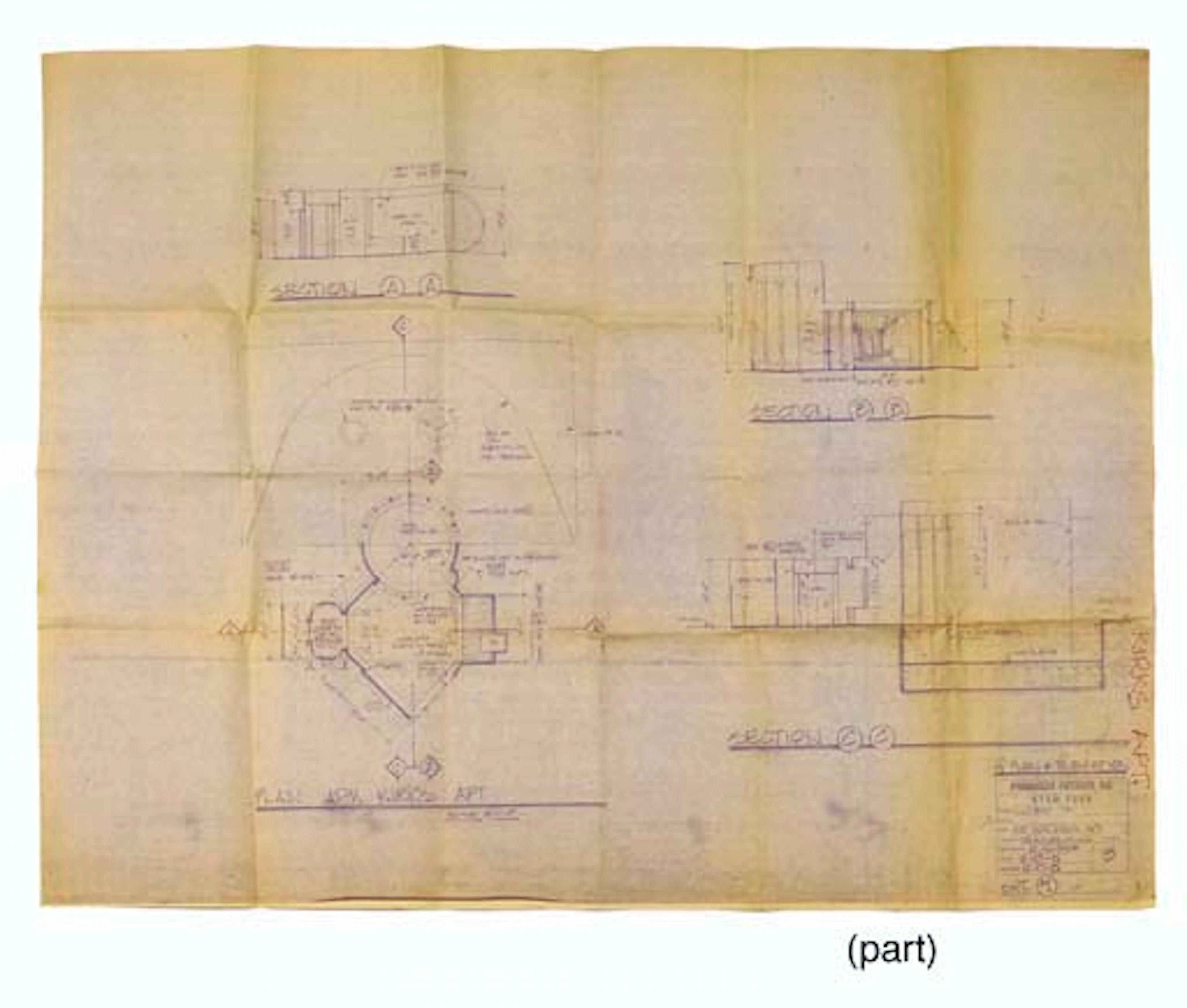 STAR TREK II: THE WRATH OF KHAN SET DRAWINGS