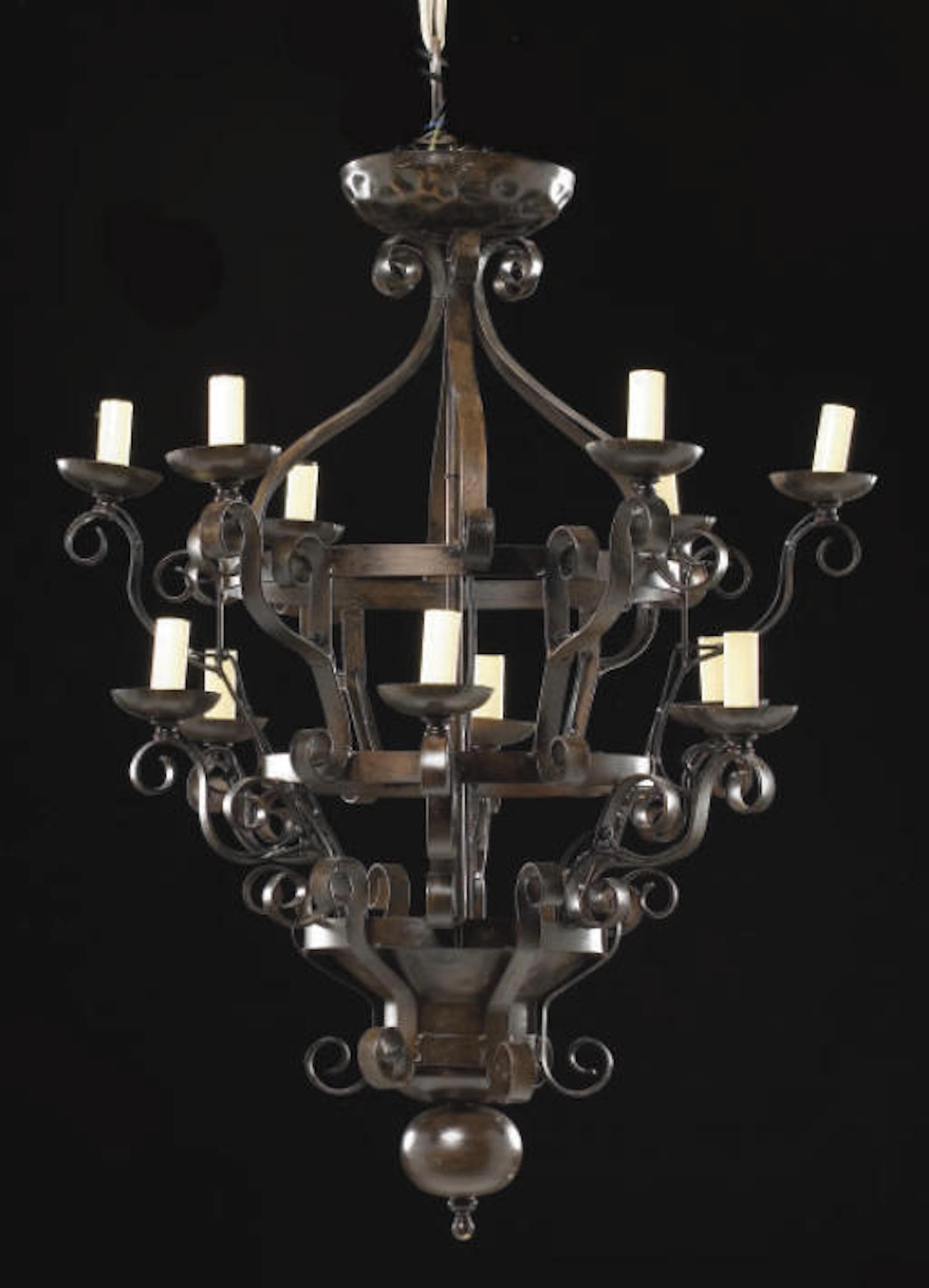LUSTRE CAGE DE STYLE GOTHIQUE