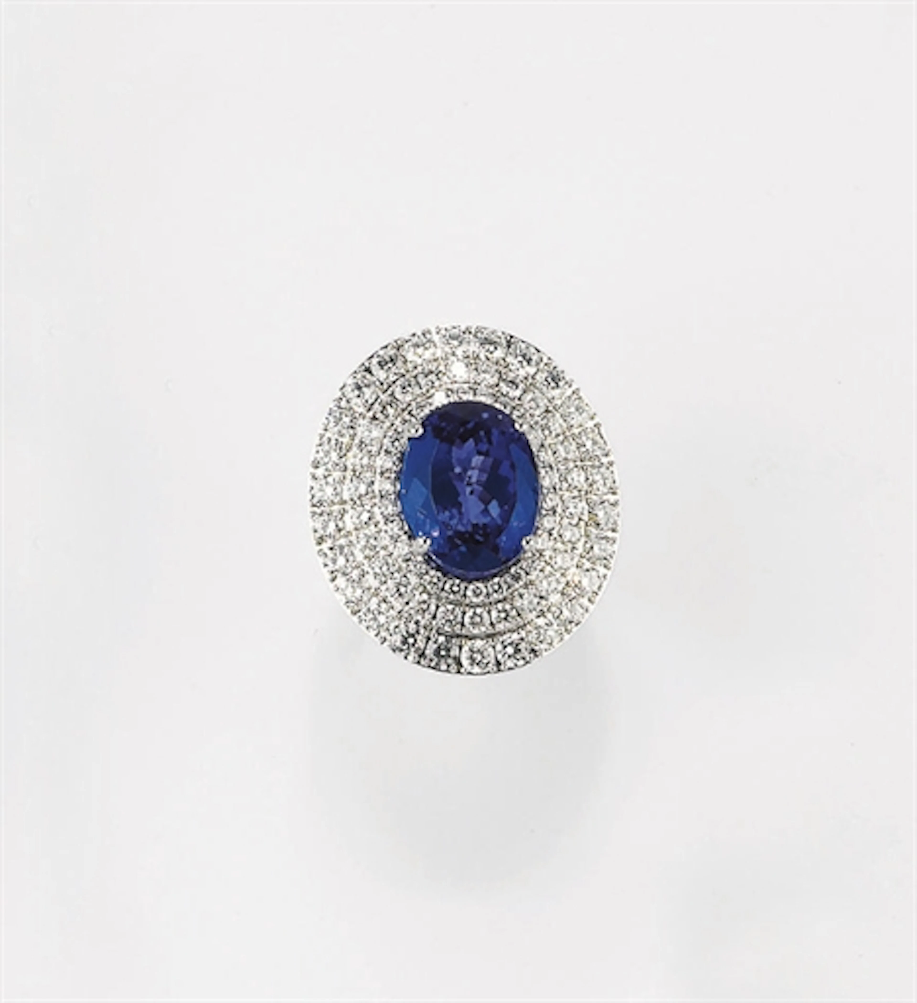 Anello Con Tanzanite E Diamanti