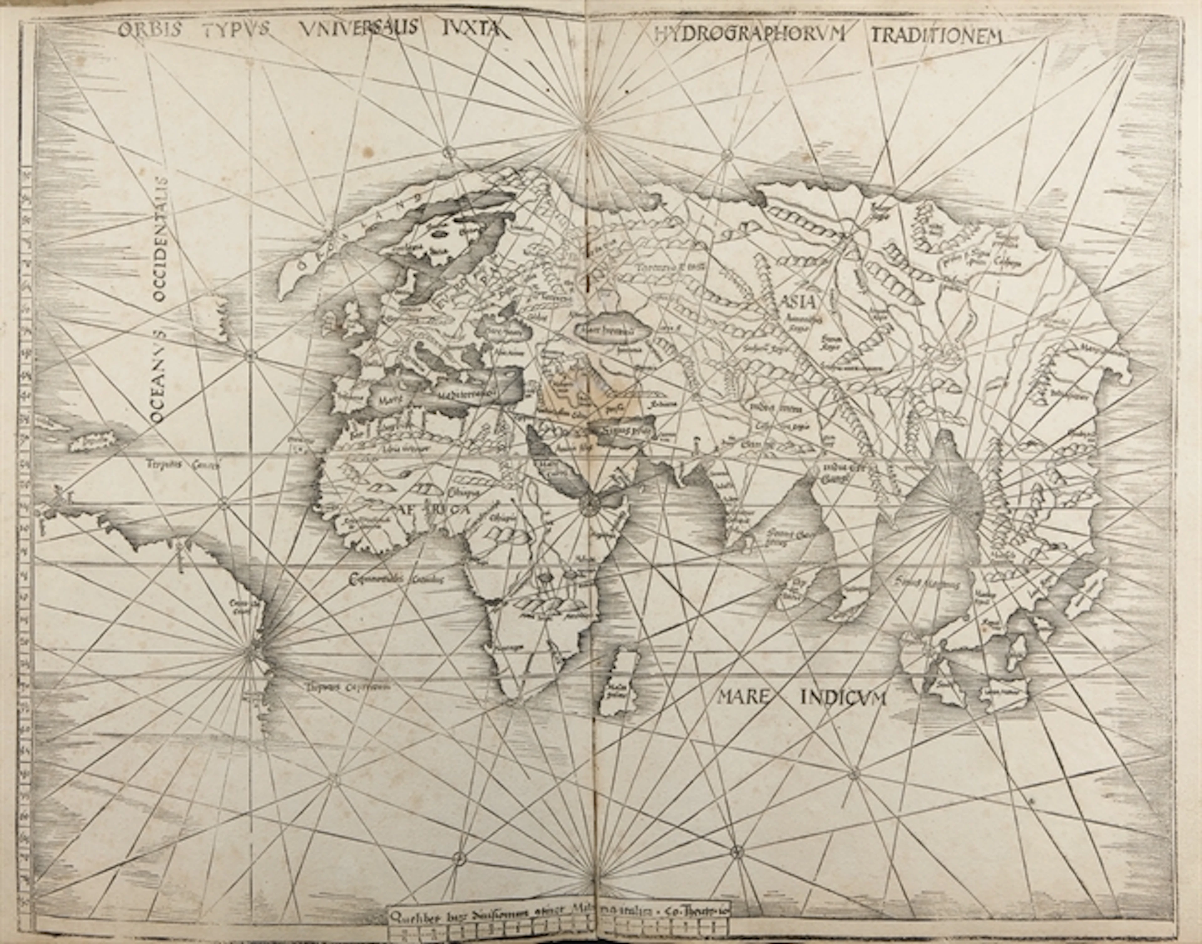 PTOLÉMÉE, Claude (90 - 168). Ptolemaeus auctus, restitutus, emaculatus cum tabulis veteribus ac novis. Strasbourg: Johannes Schott, 1520.