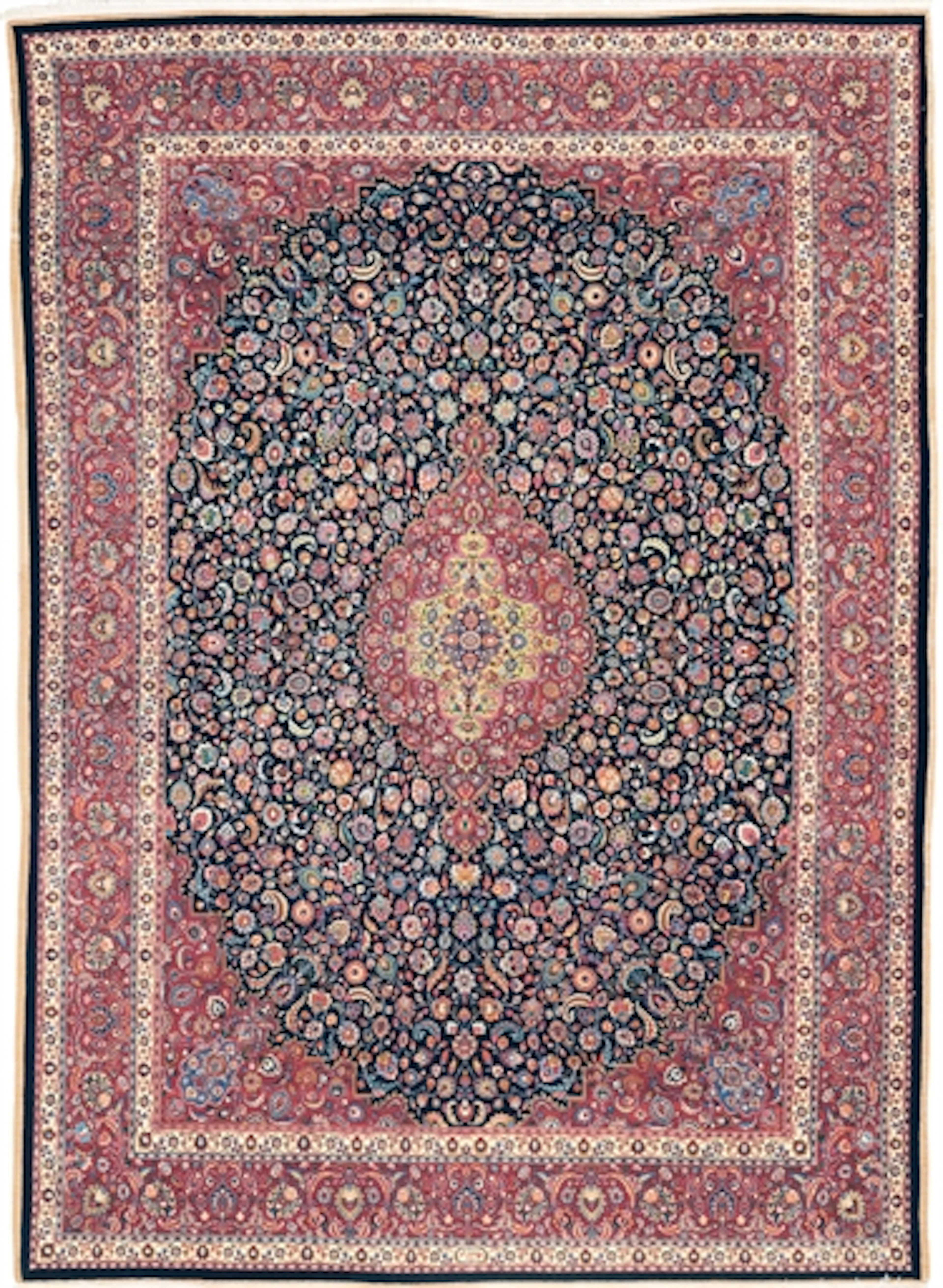 AN AMOGHLI MESHED CARPET