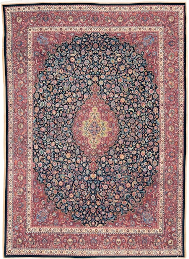 AN AMOGHLI MESHED CARPET