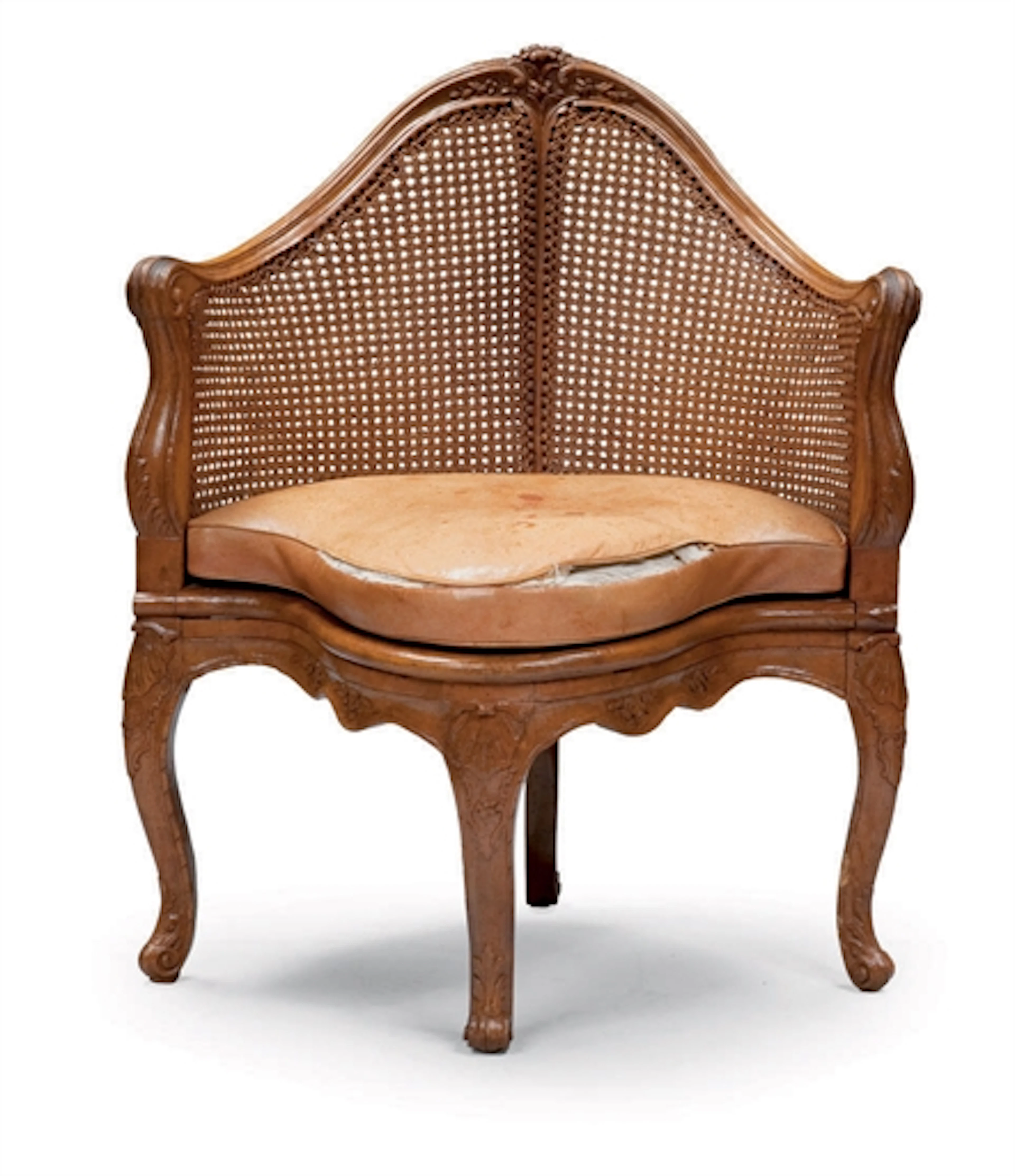 FAUTEUIL DE BUREAU D'EPOQUE LOUIS XV