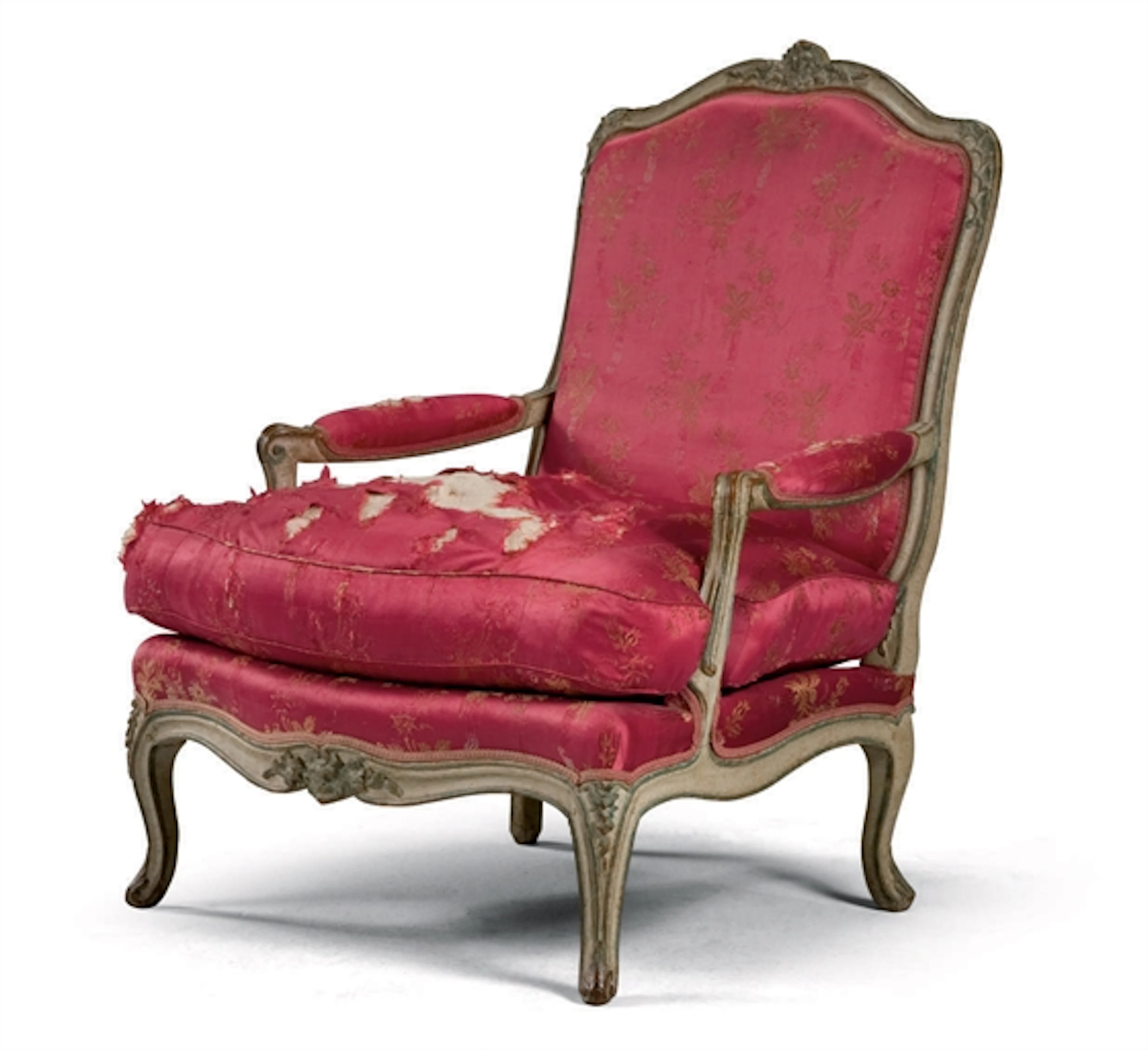 FAUTEUIL BAS A LA REINE D'EPOQUE LOUIS XV