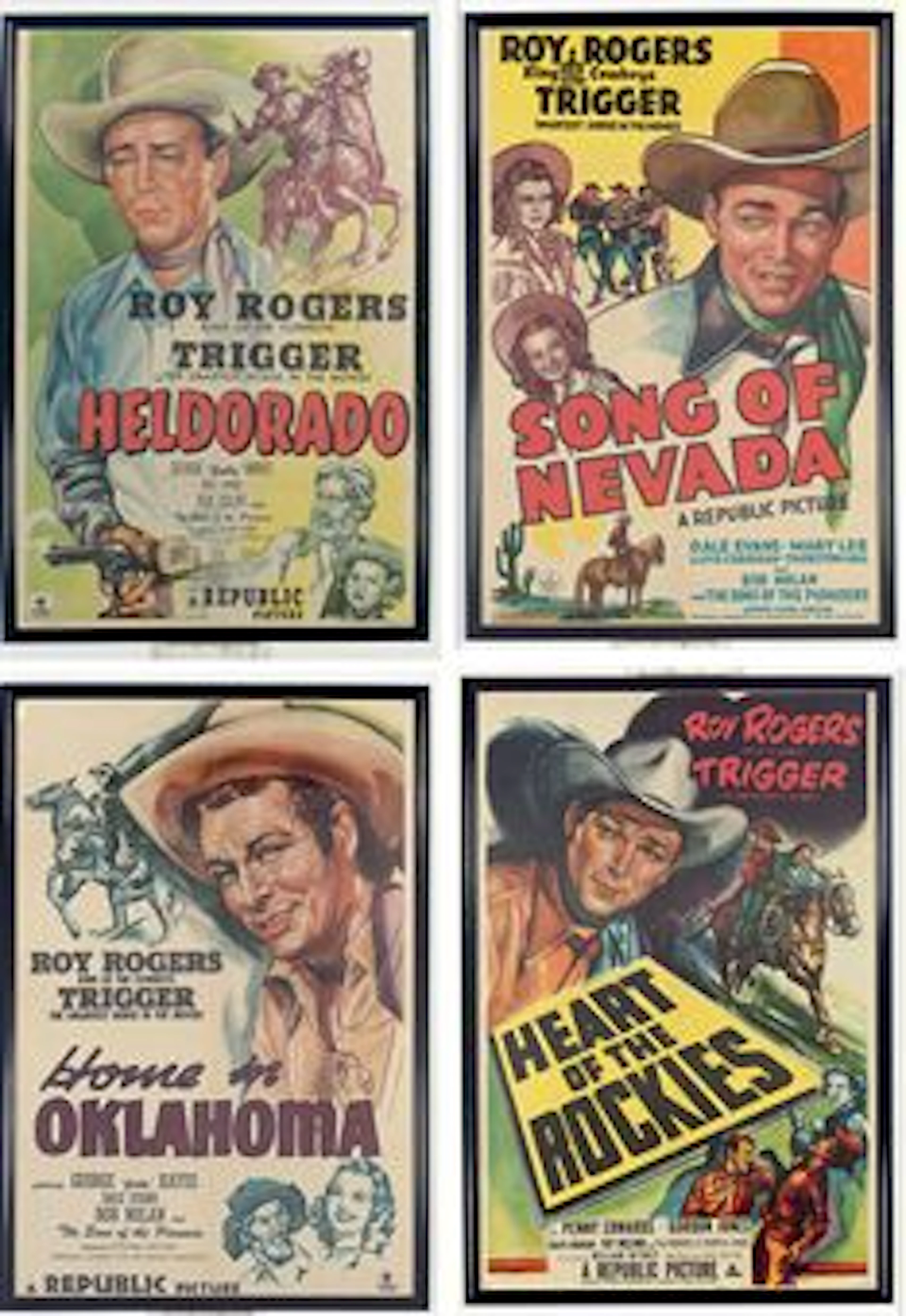 FOUR MOVIE POSTERS