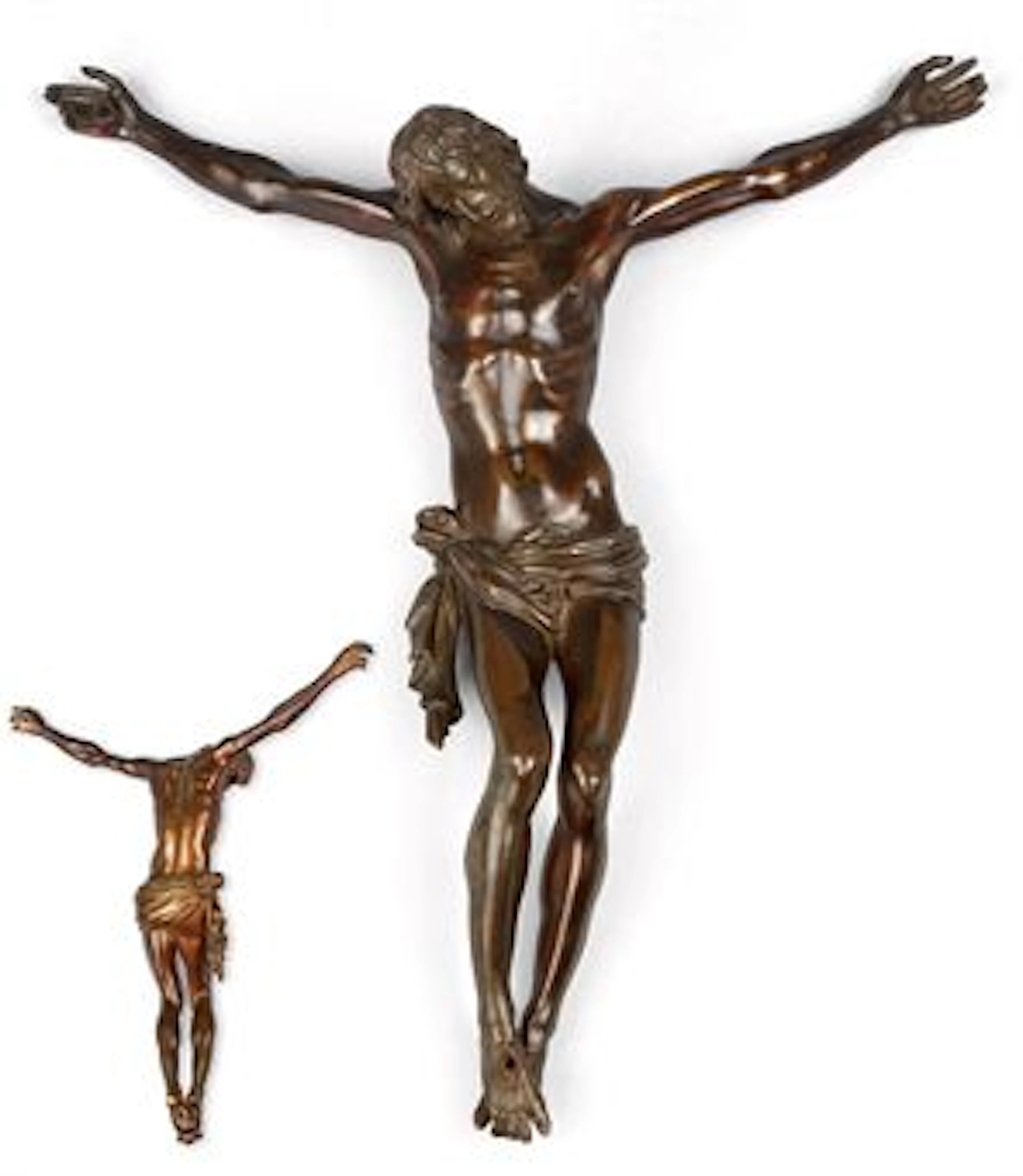 A BRONZE CORPUS FIGURE