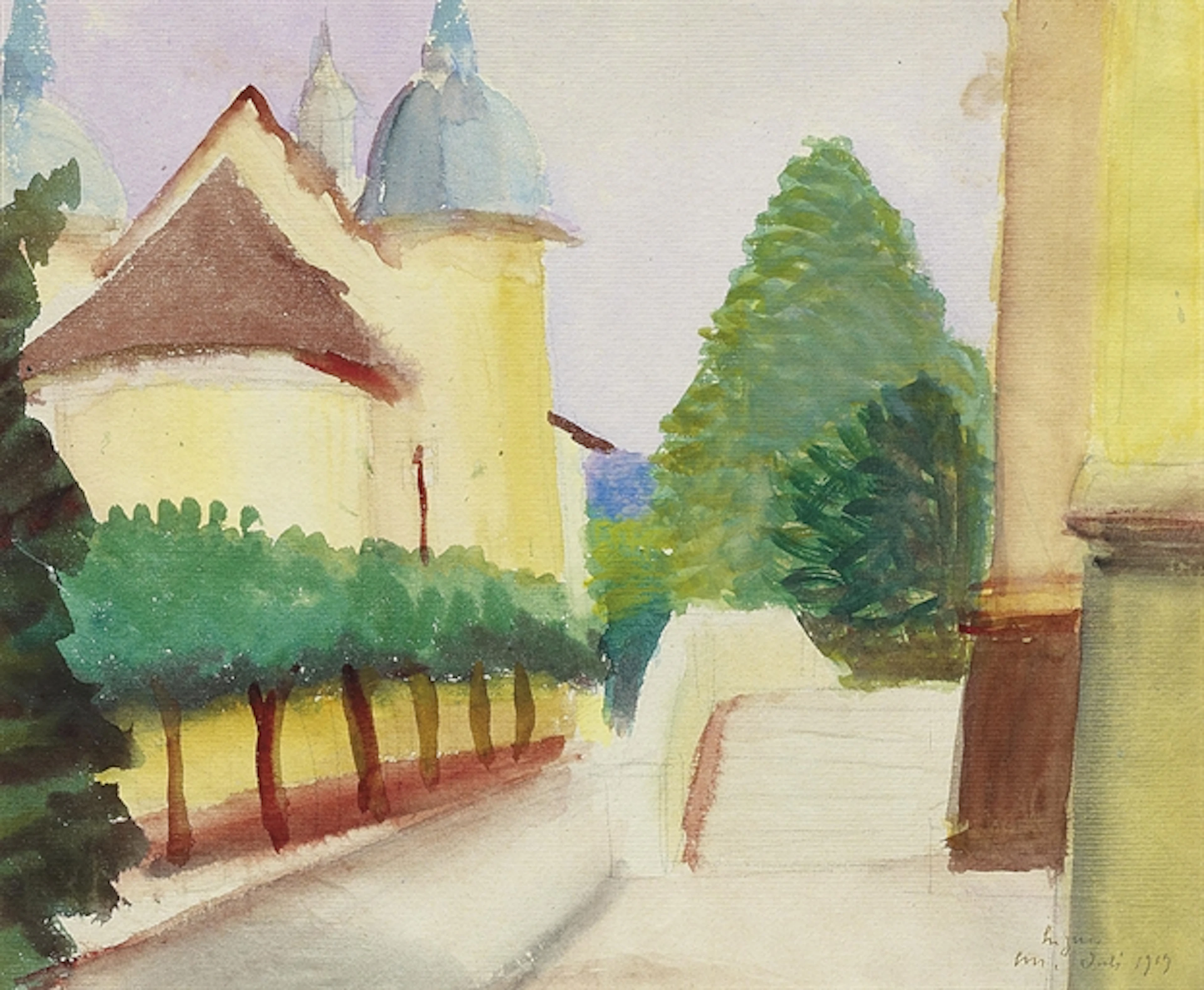 Die Ursulinenkirche in Luzern II, 1919