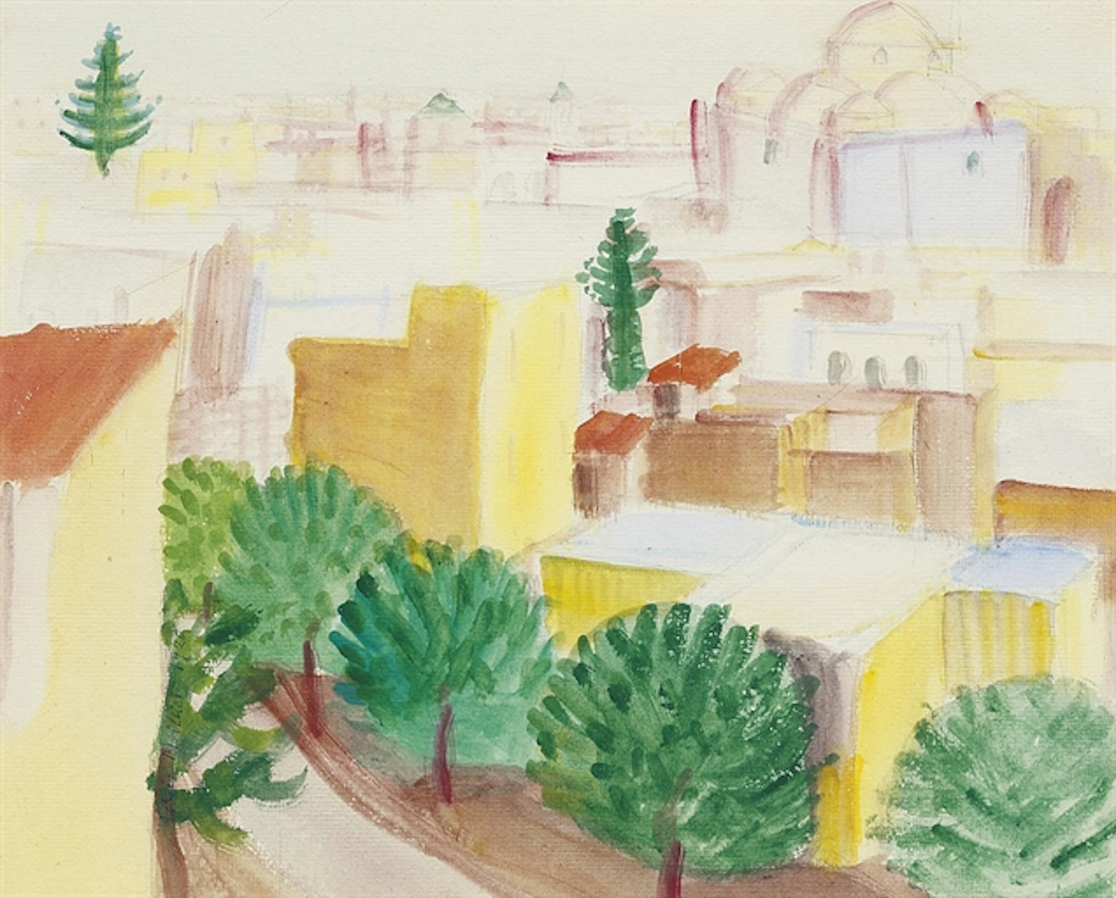 Ansicht von Kairouan, 1920