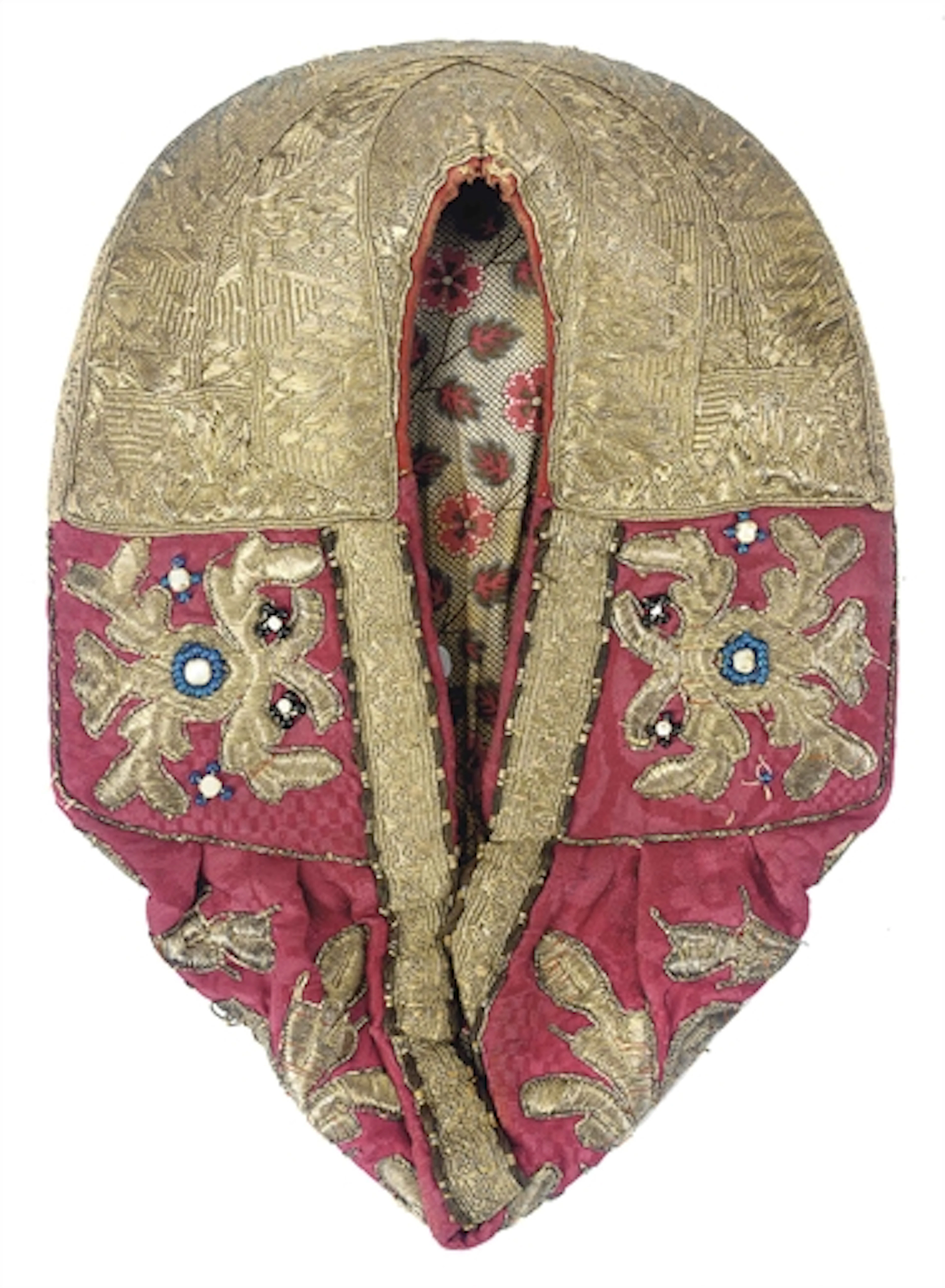 TWO KOKOSHNIK HEAD-DRESSES