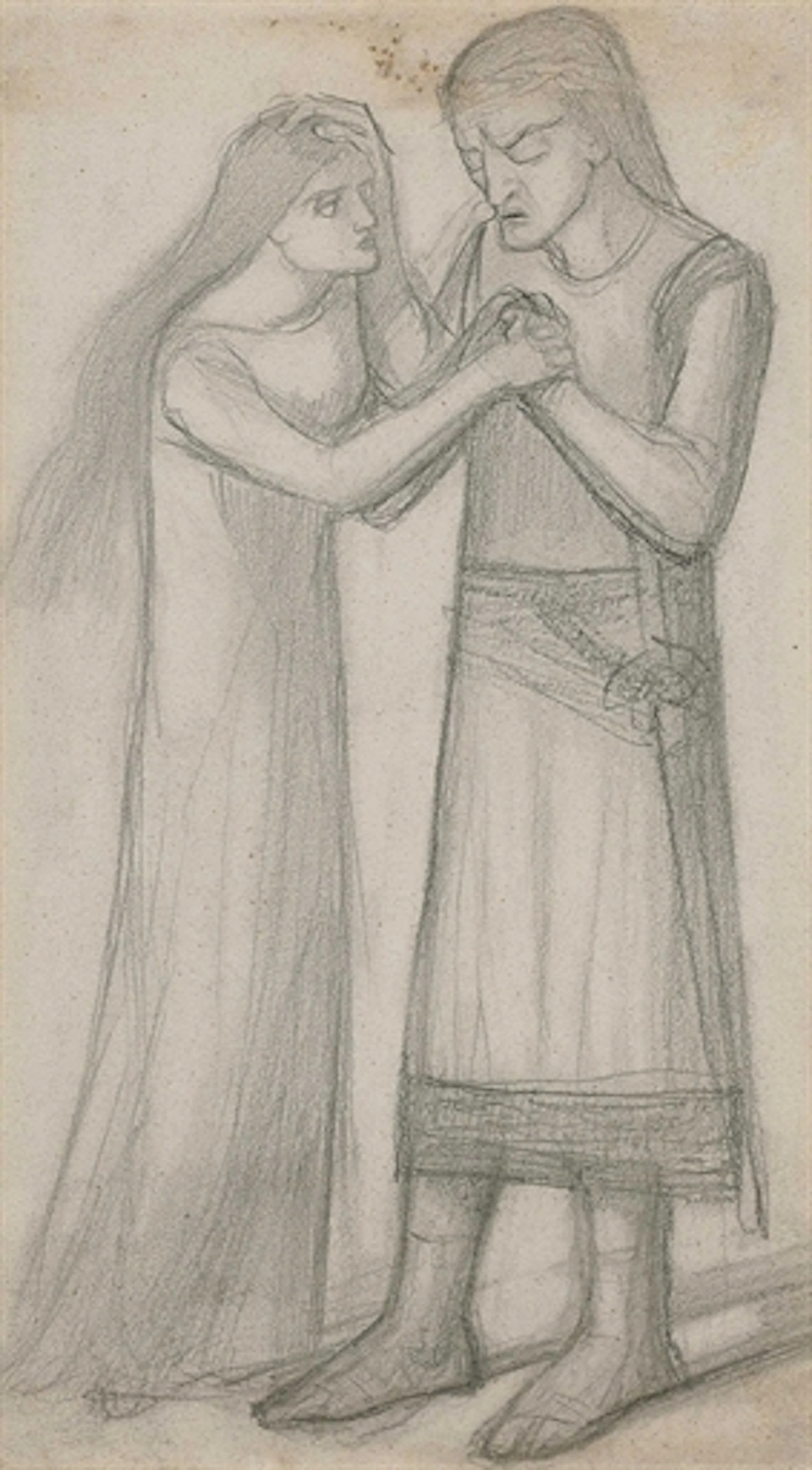 Study for 'Jephthah's Daughter'