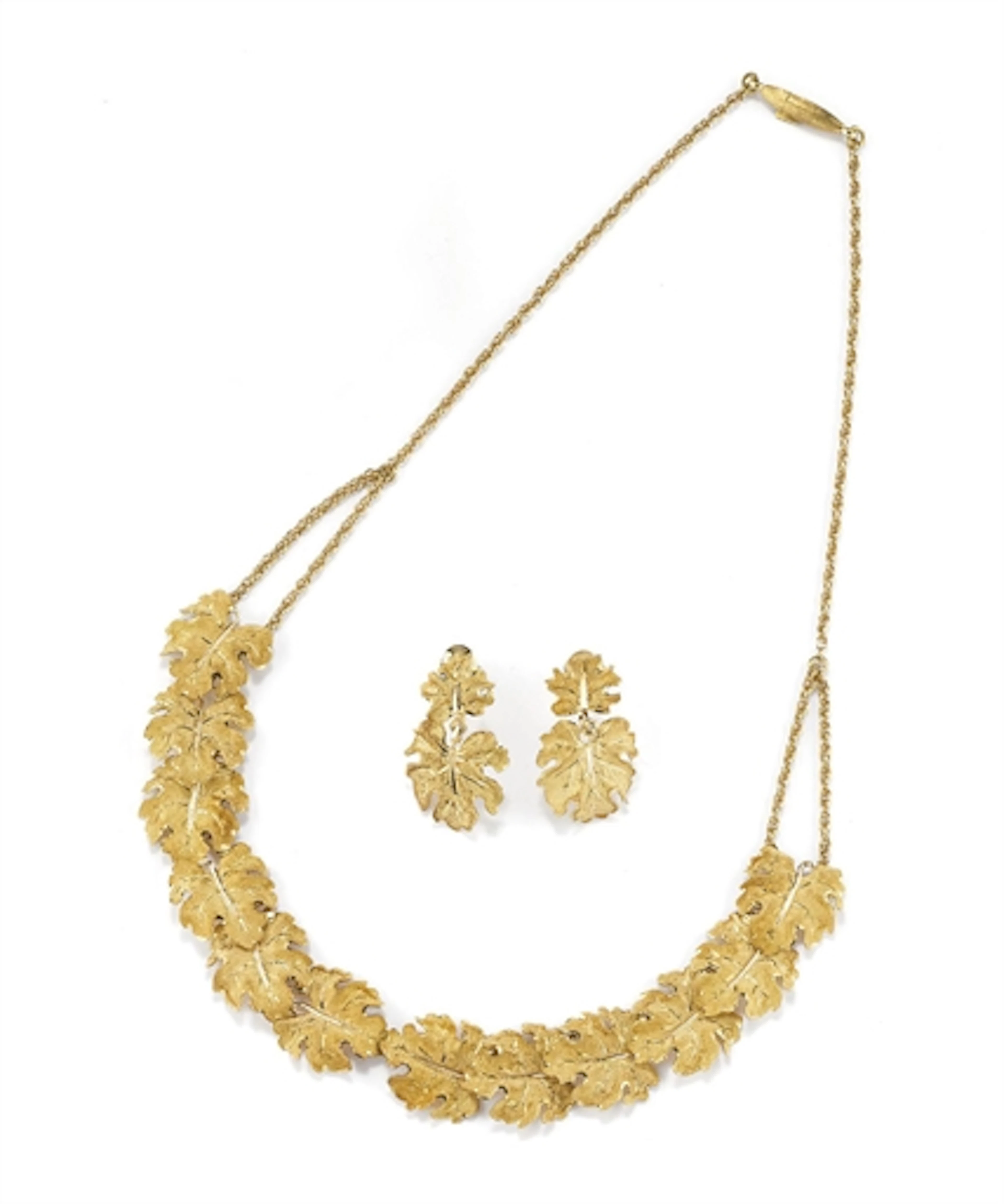 DEMI PARURE IN ORO, FIRMATA GIANMARIA BUCCELLATI