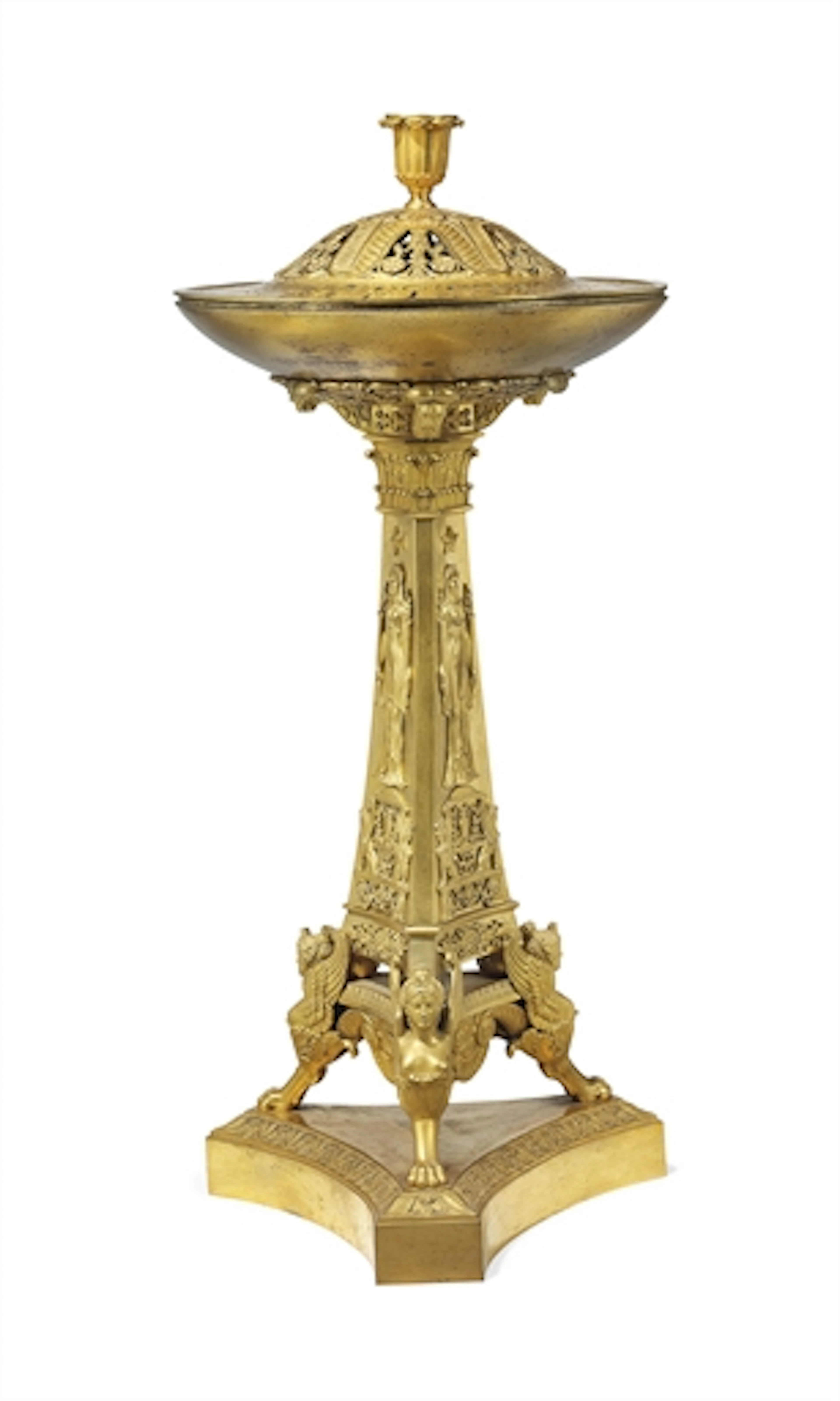 AN EMPIRE ORMOLU CENTREPIECE