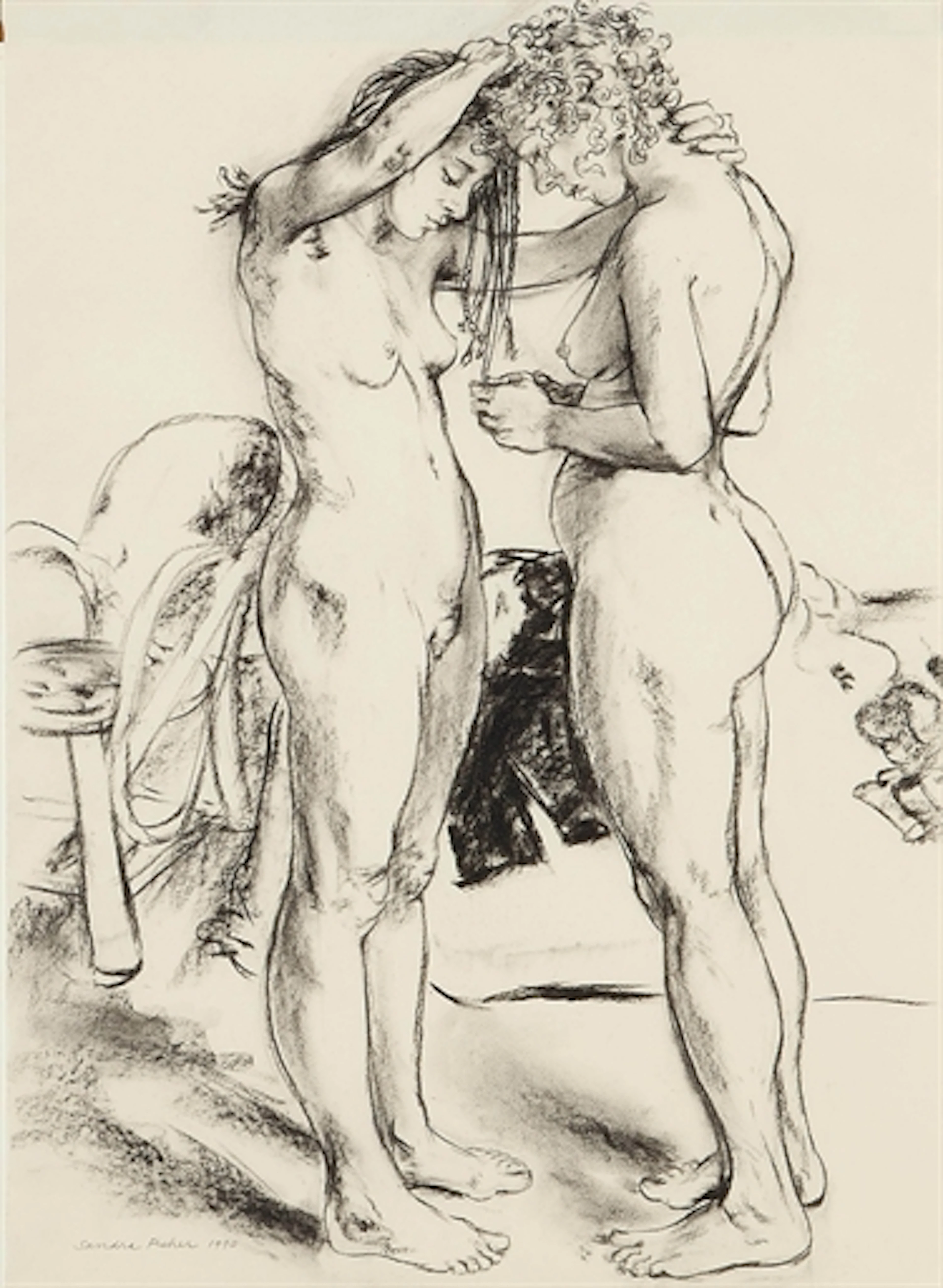 Dancers during a break (Gabrielle and Ruth)