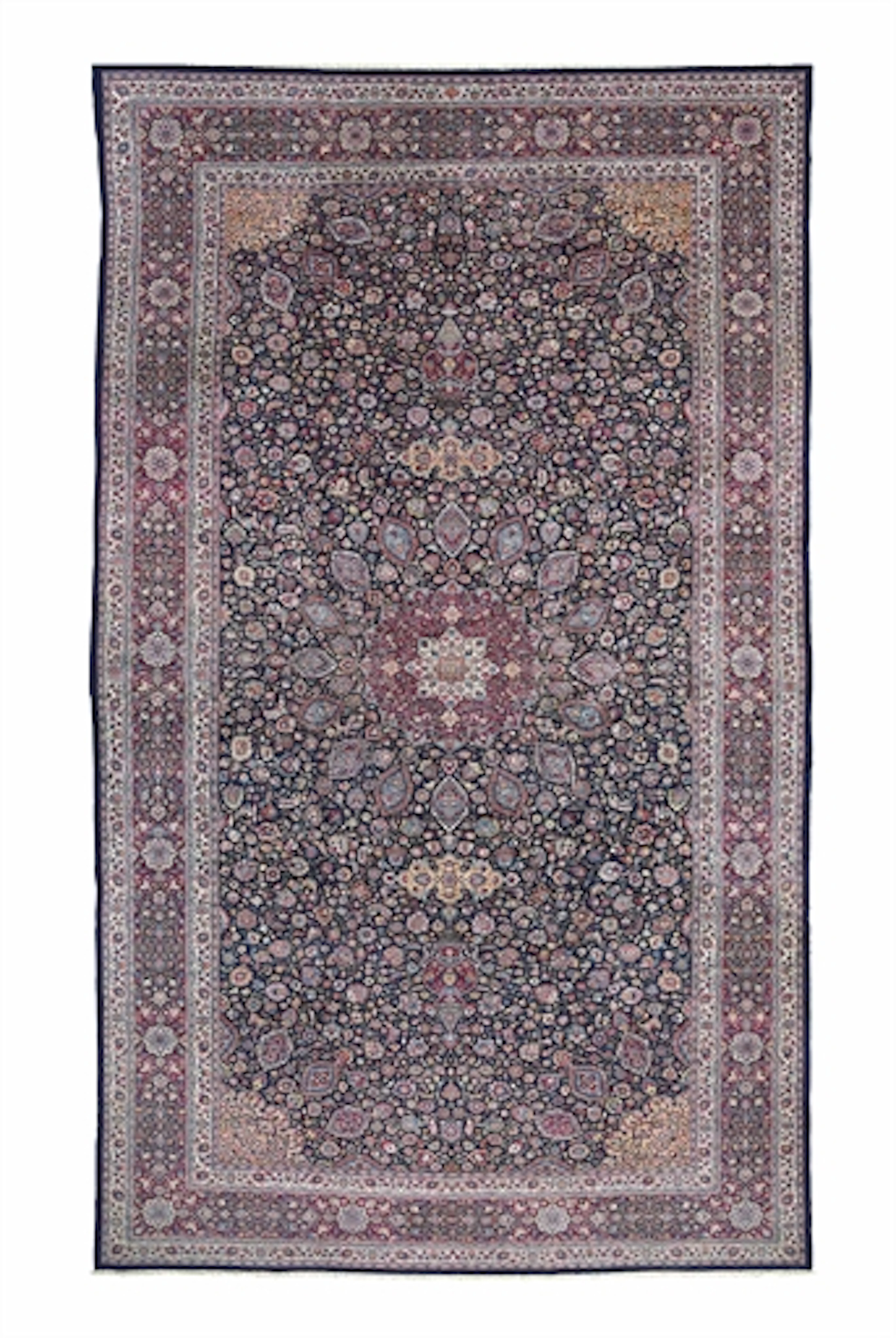 A LARGE MESHED CARPET