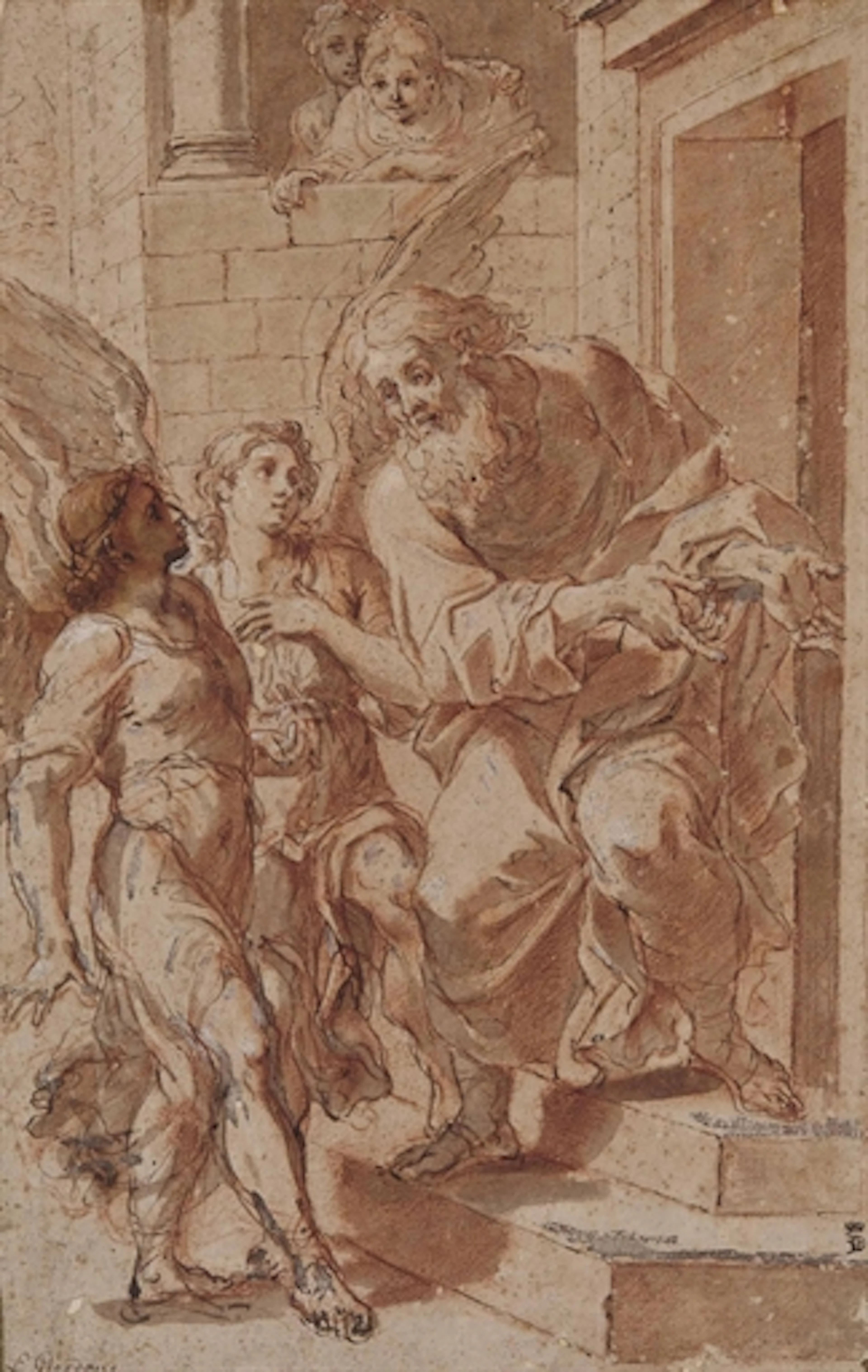 Abraham rencontrant les anges