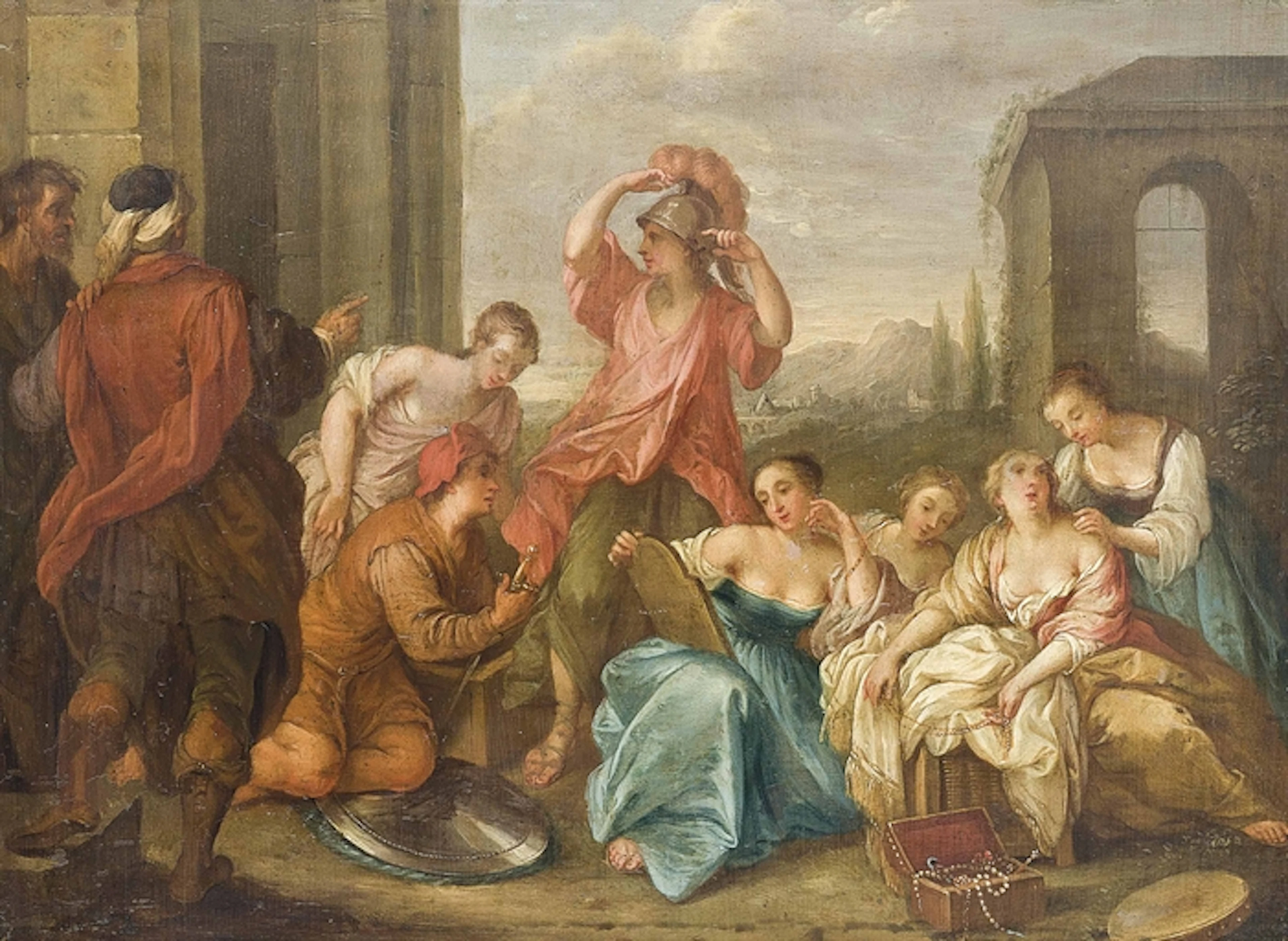 Odysseus discovering Achilles amongst the Daughters of Lycomedes