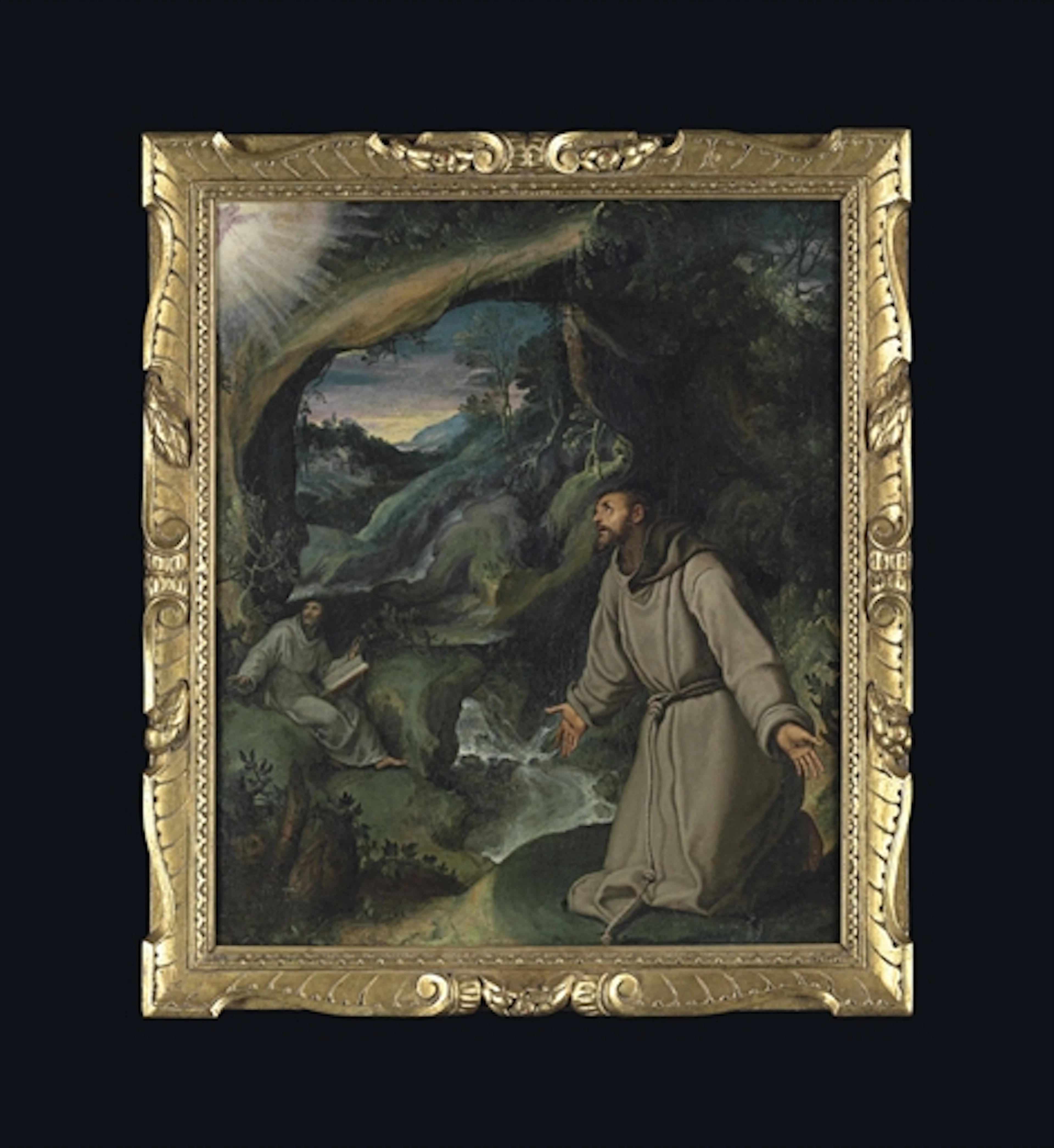 Saint Francis receiving the stigmata