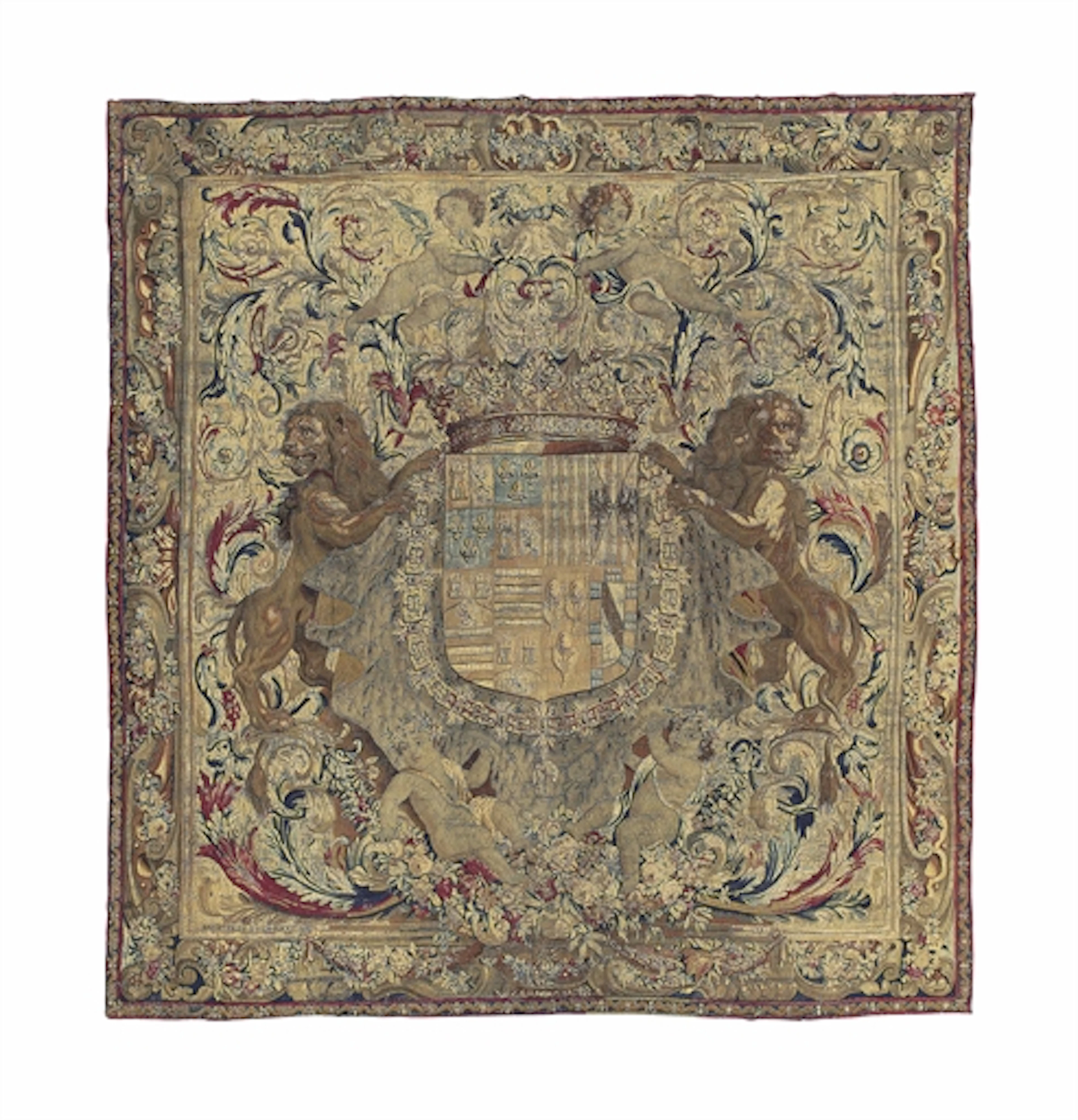 A FLEMISH ARMORIAL TAPESTRY