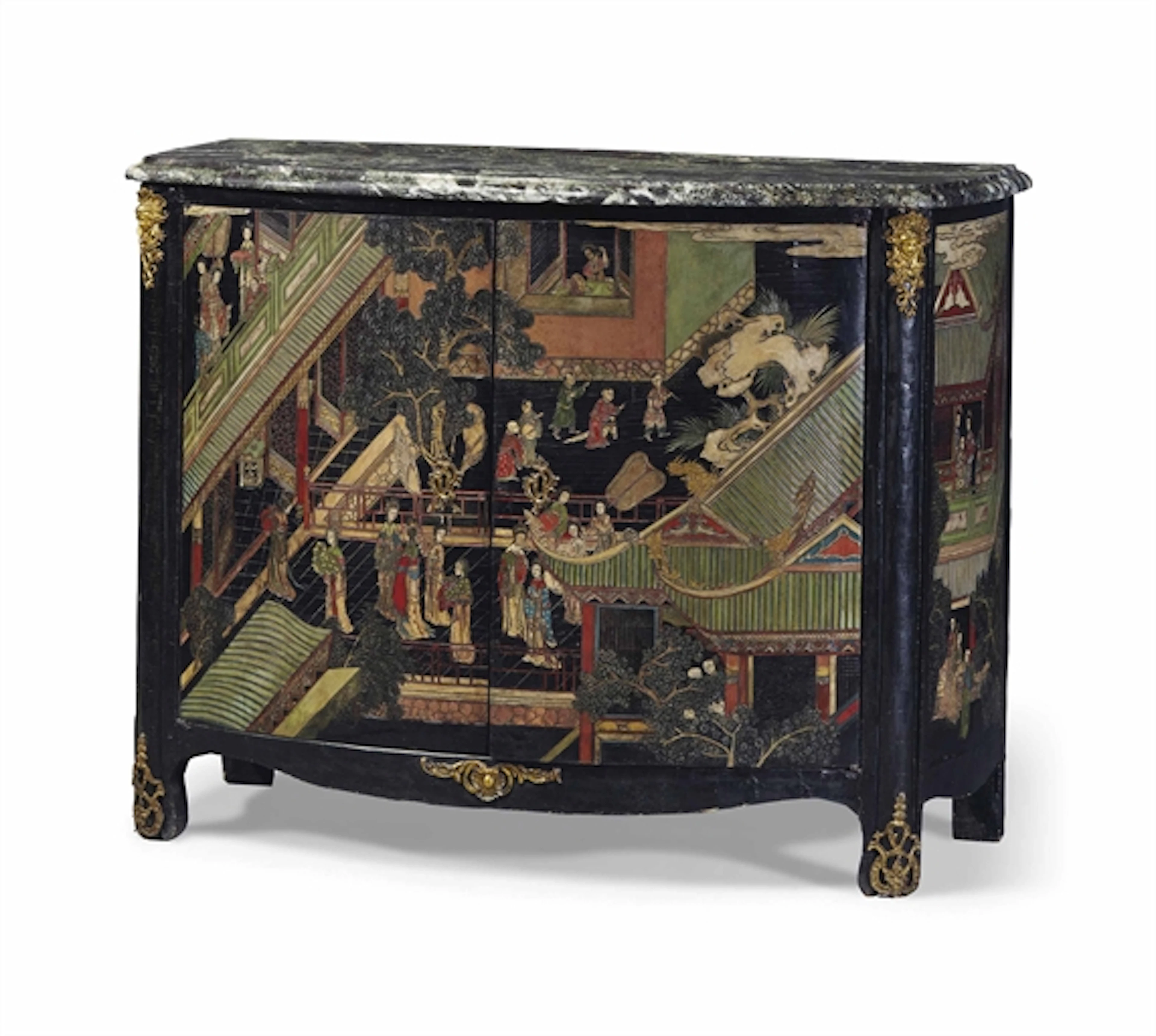 MEUBLE A HAUTEUR D'APPUI DE STYLE REGENCE
