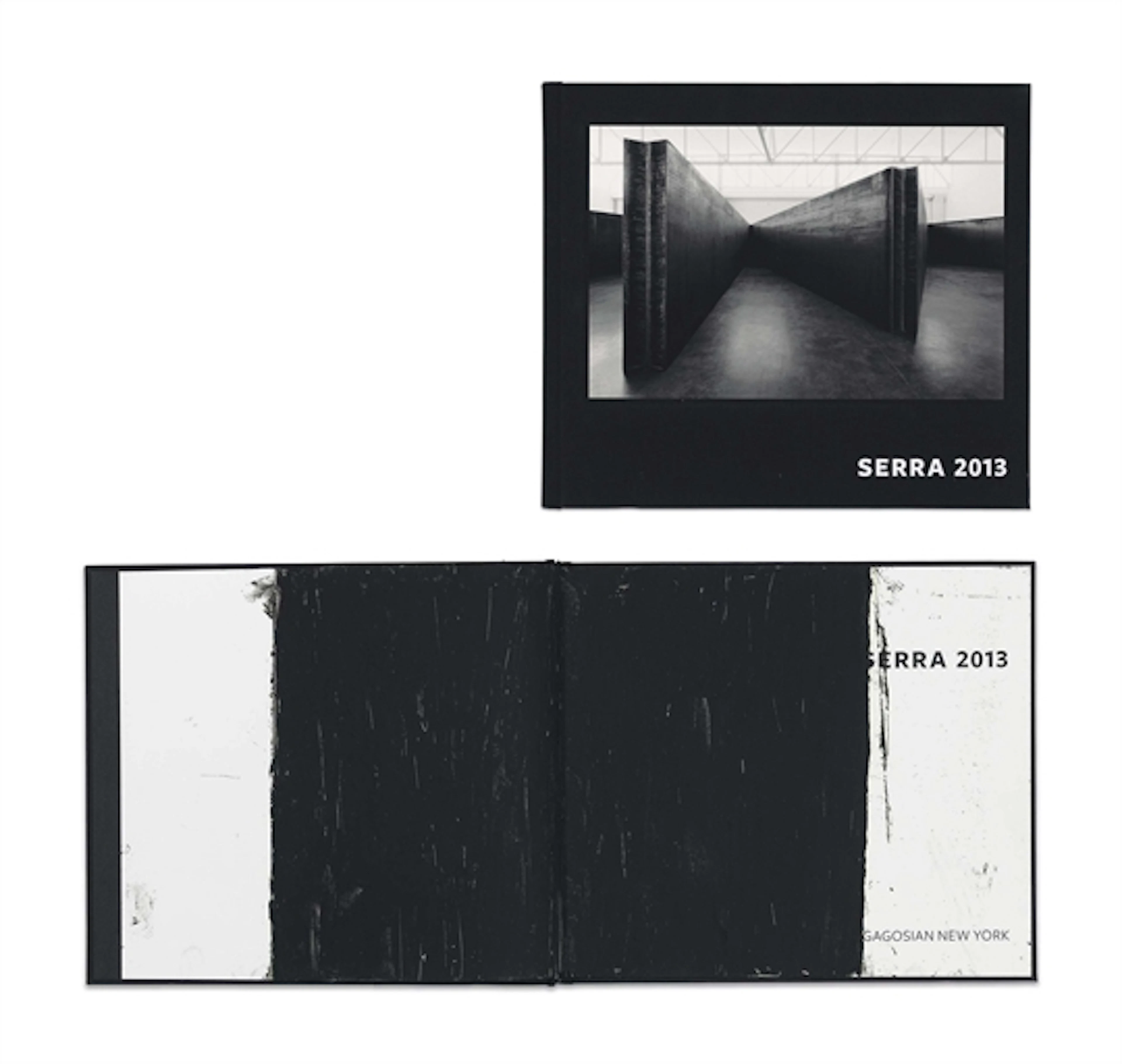 Serra, Richard (b. 1939). Serra 2013. New York: Rizzoli/Gagosian, 2014. 11 1/4 x 9 3/4 x in. Oilstick on printed book.