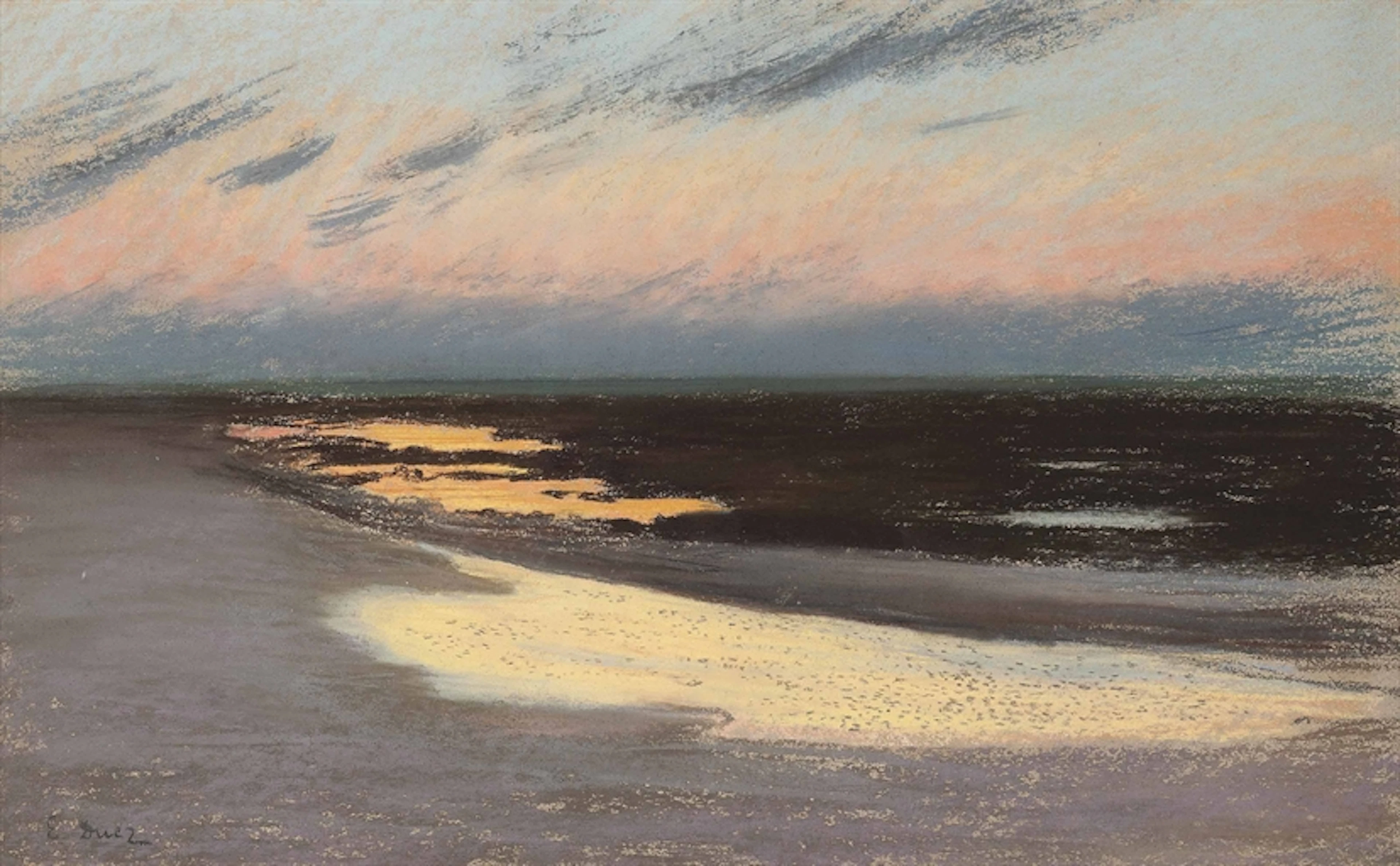 Crépuscule sur la plage