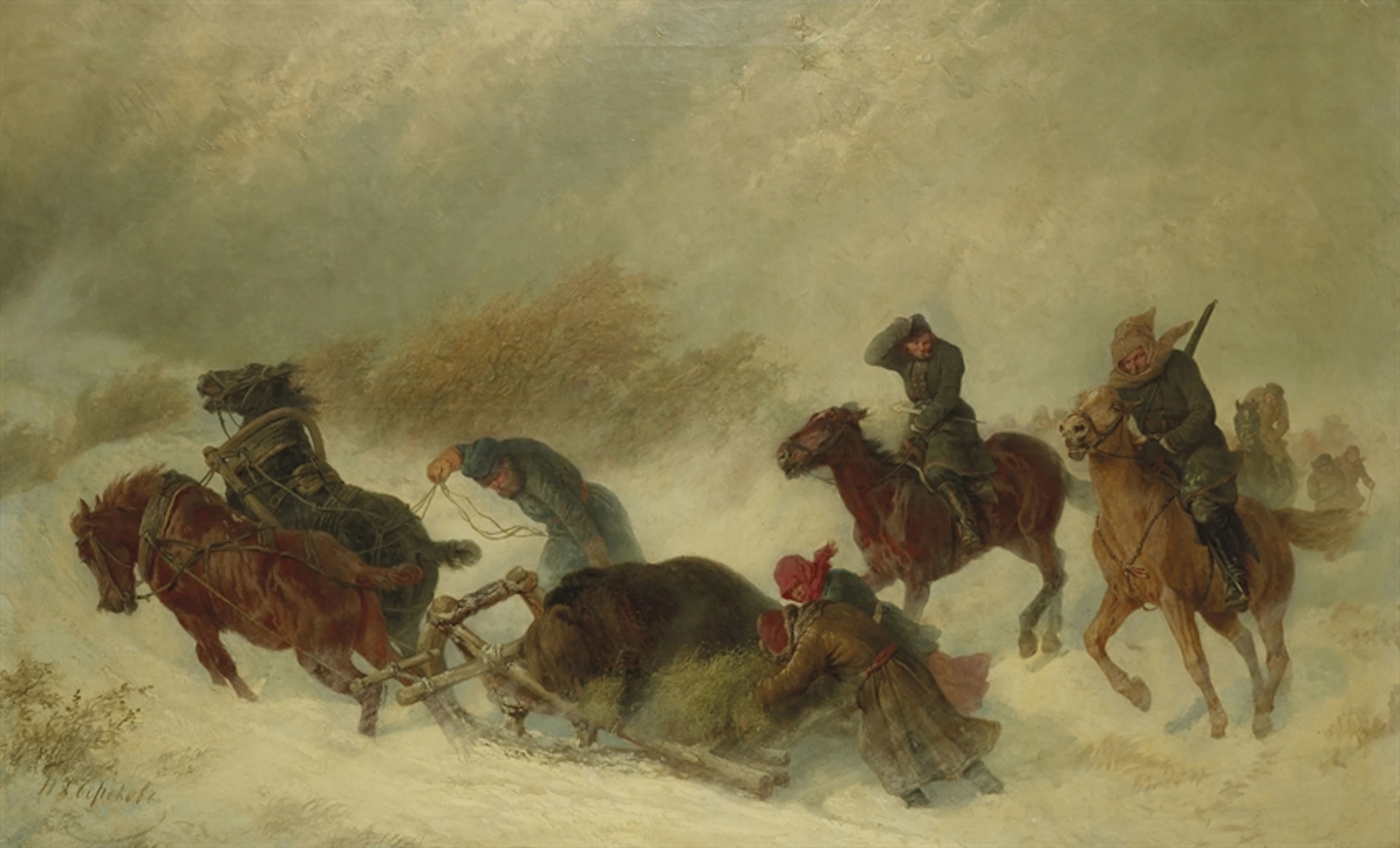 Returning from bear hunting