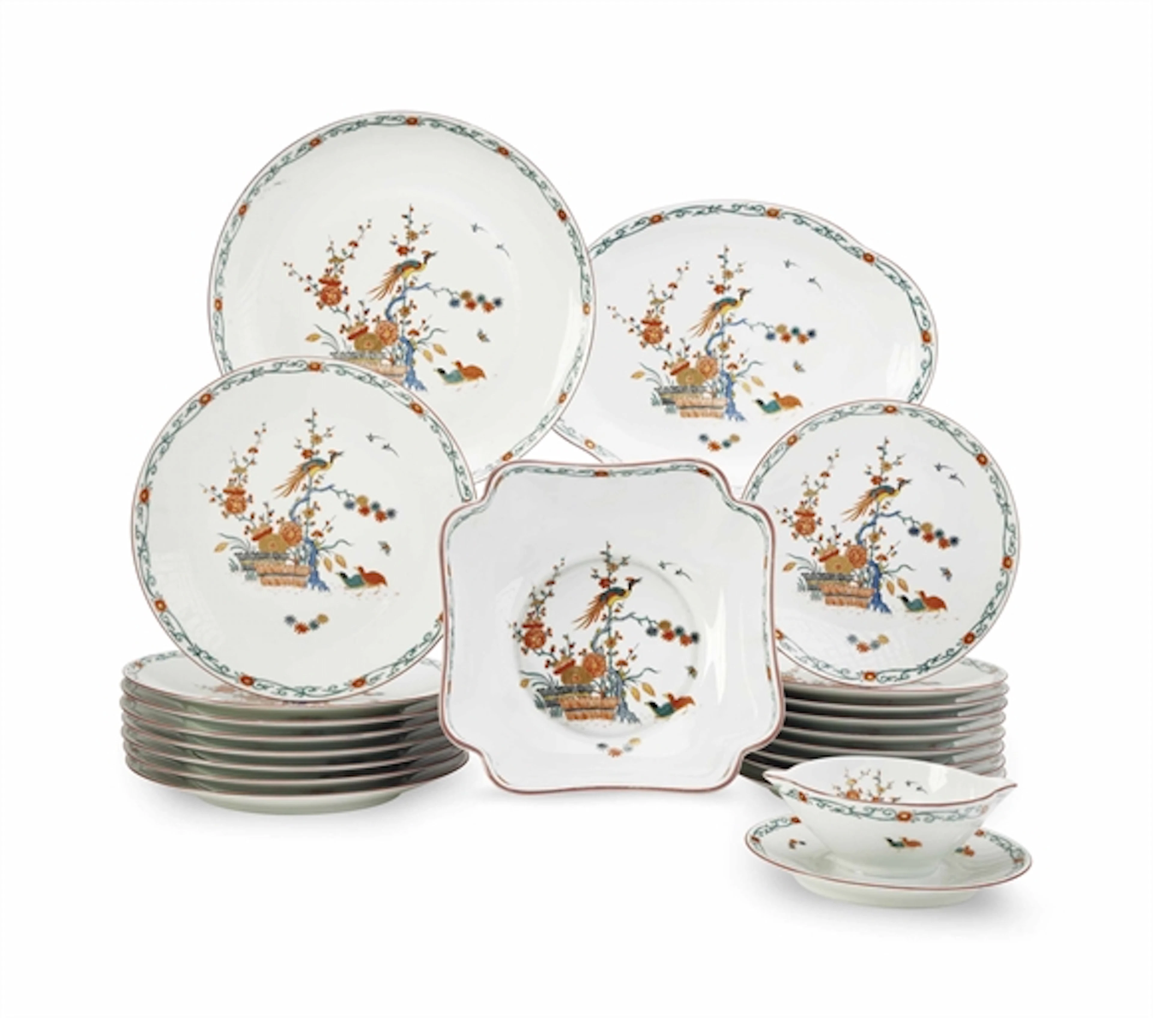 A LIMOGES PORCELAIN PART DINNER-SERVICE