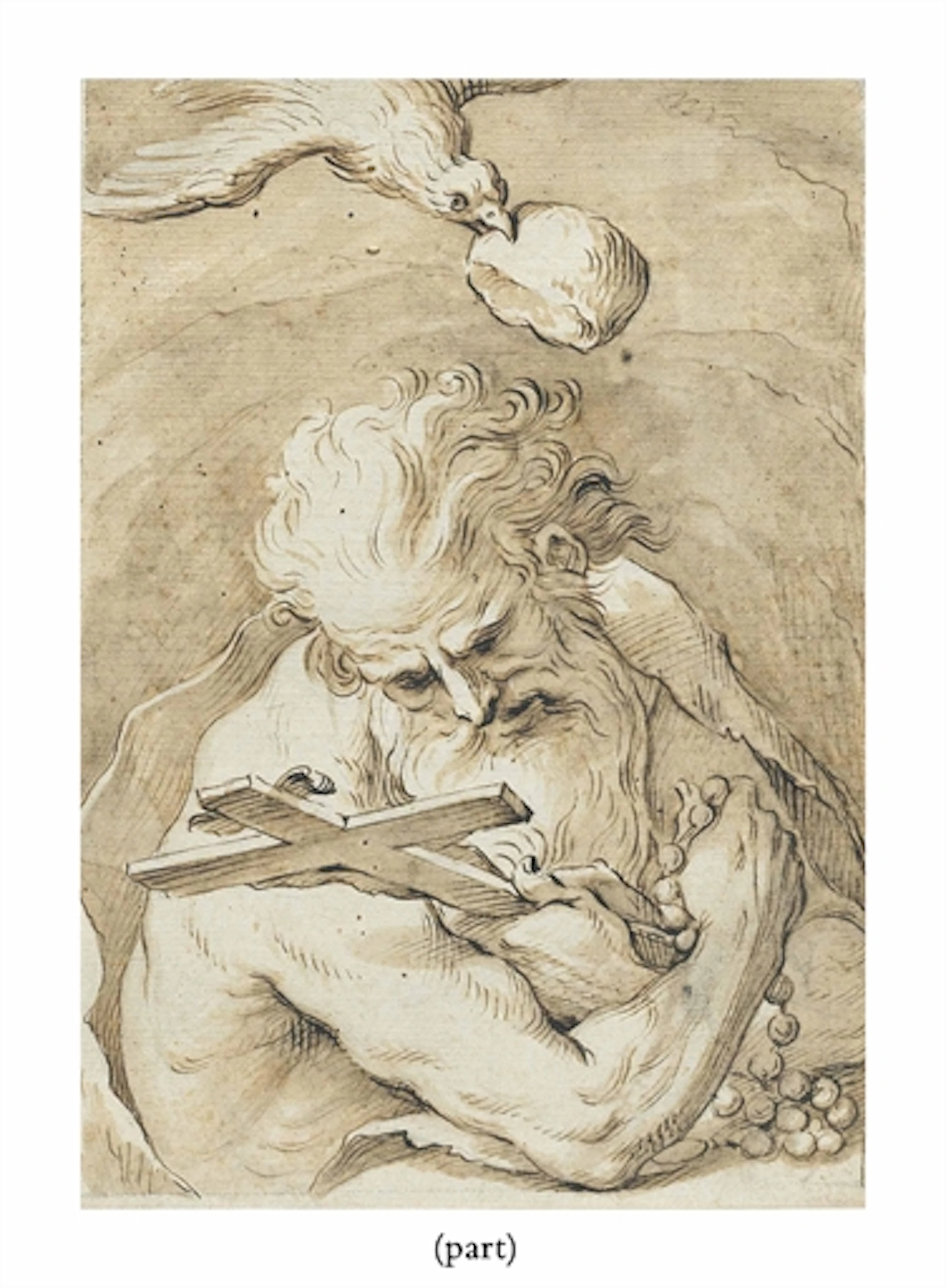 Saint Paul the Hermit fed by a Raven