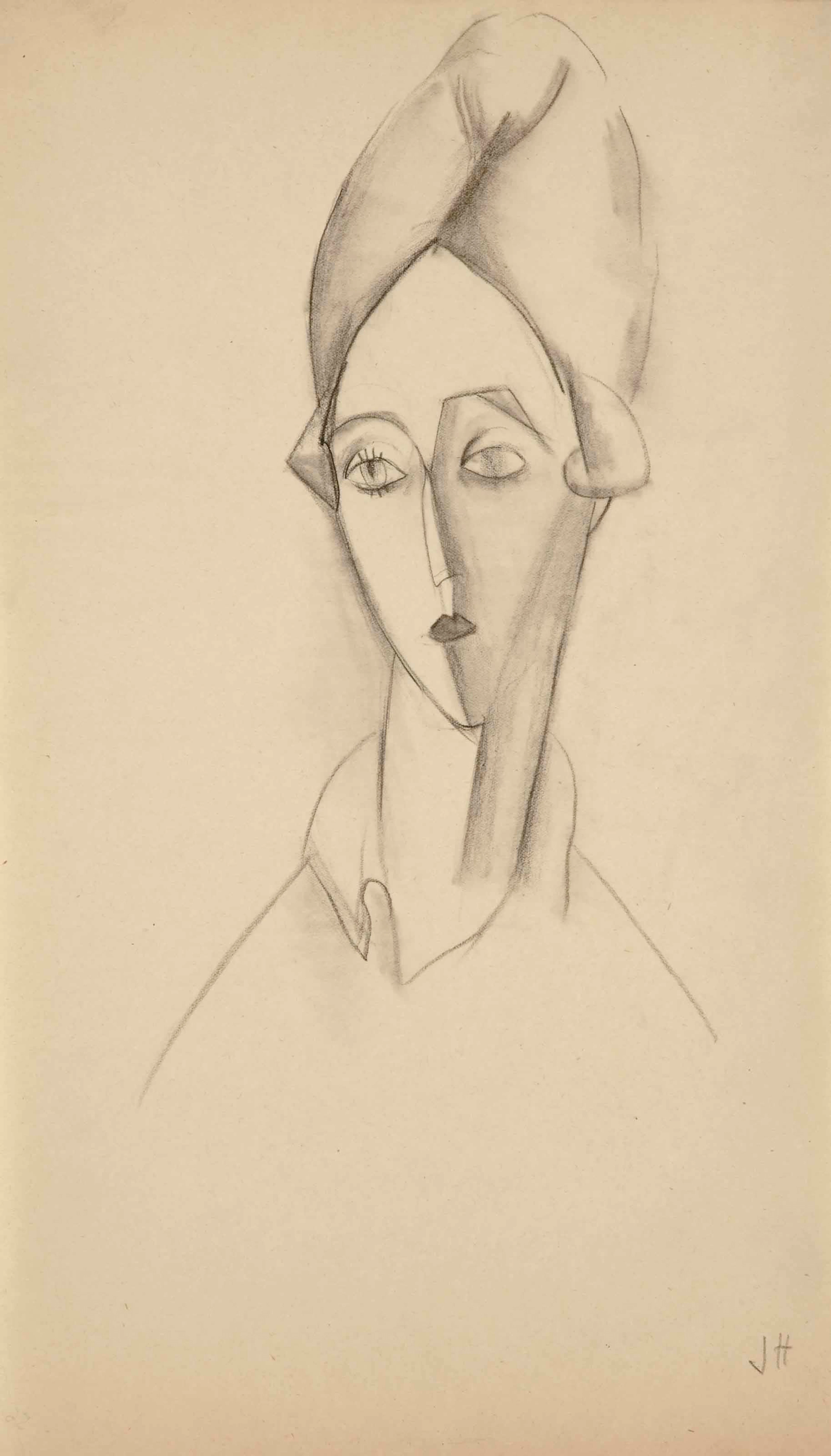 Étude de visage féminin