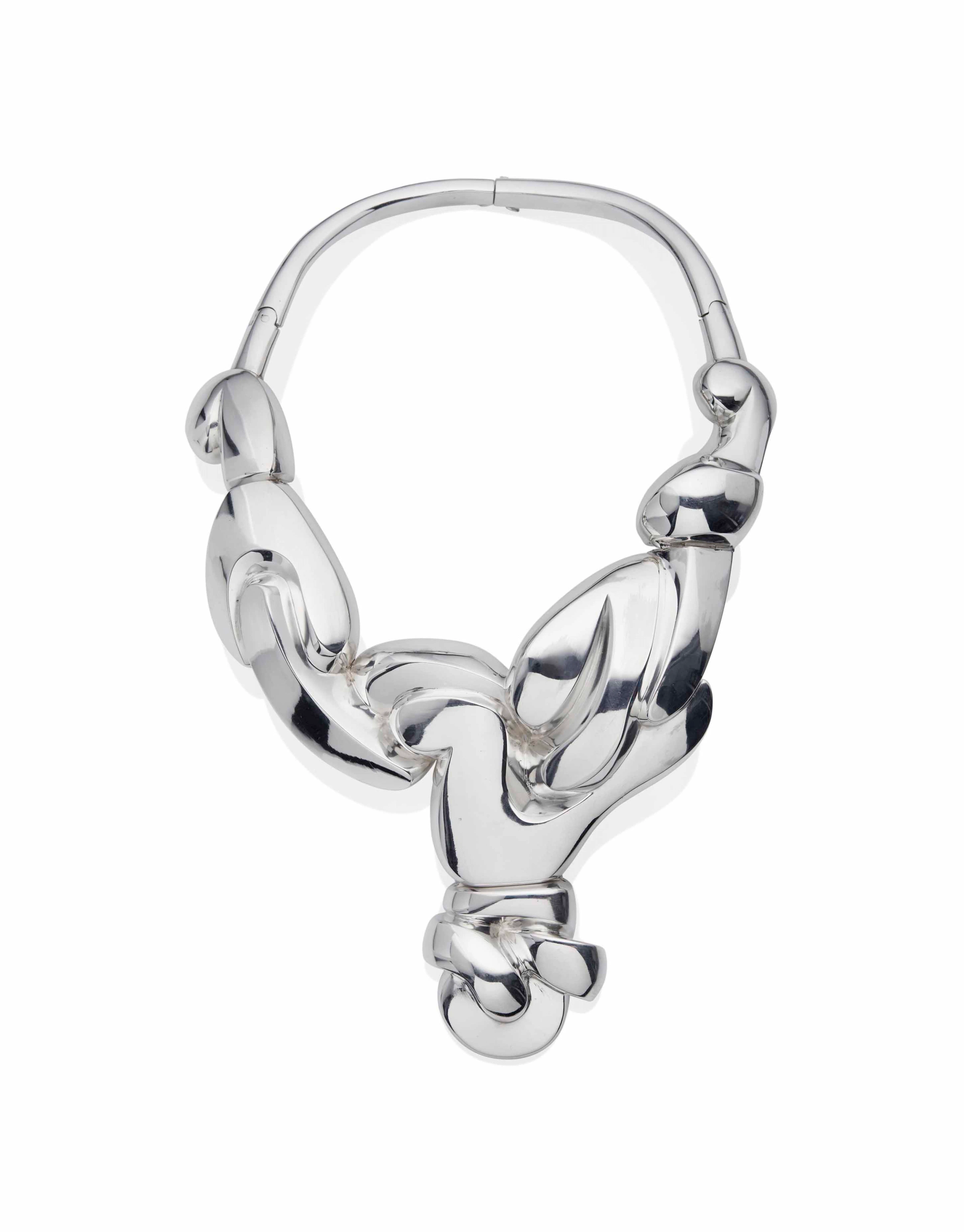 Collier ''zeus'' en argent, par sophia vari
