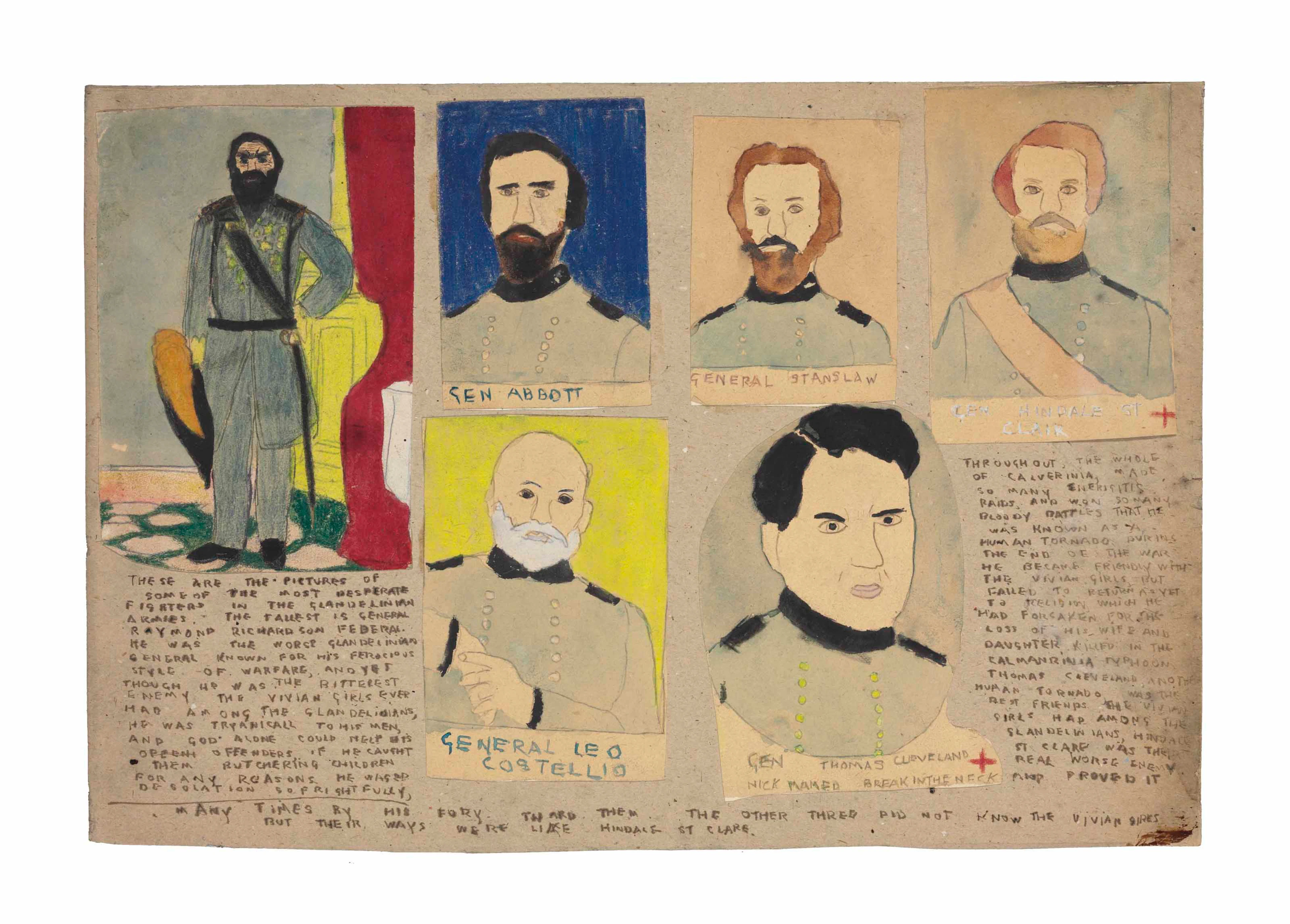 The Pictures of Some of the Most Desperate Fighters in the Glandelinian Armies