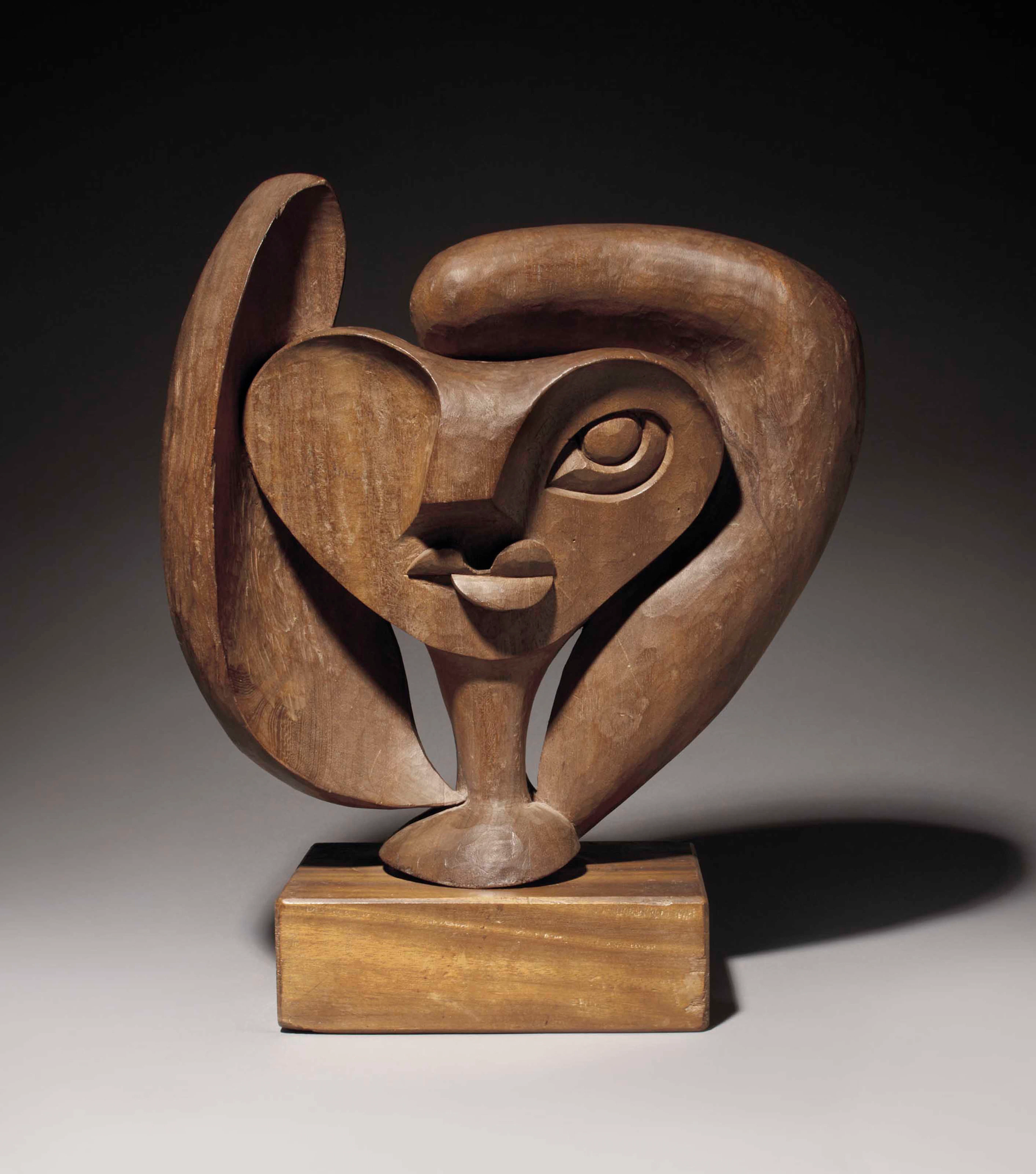 Étude de tête pour "La Sculpture Femme", 3e recherche