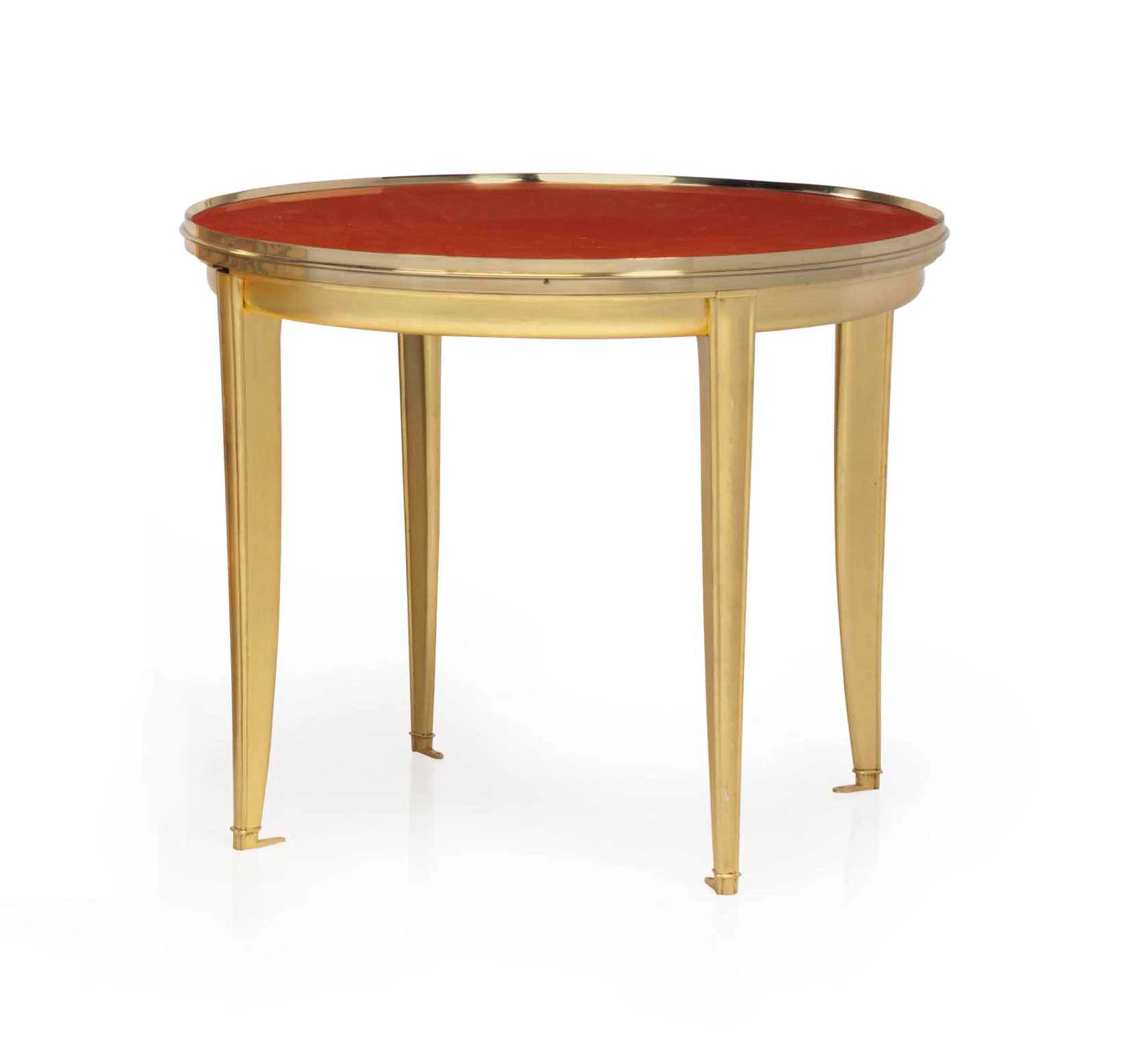 A COCKTAIL TABLE FROM THE GRAND SALON OF NORMANDIE, CIRCA 1934