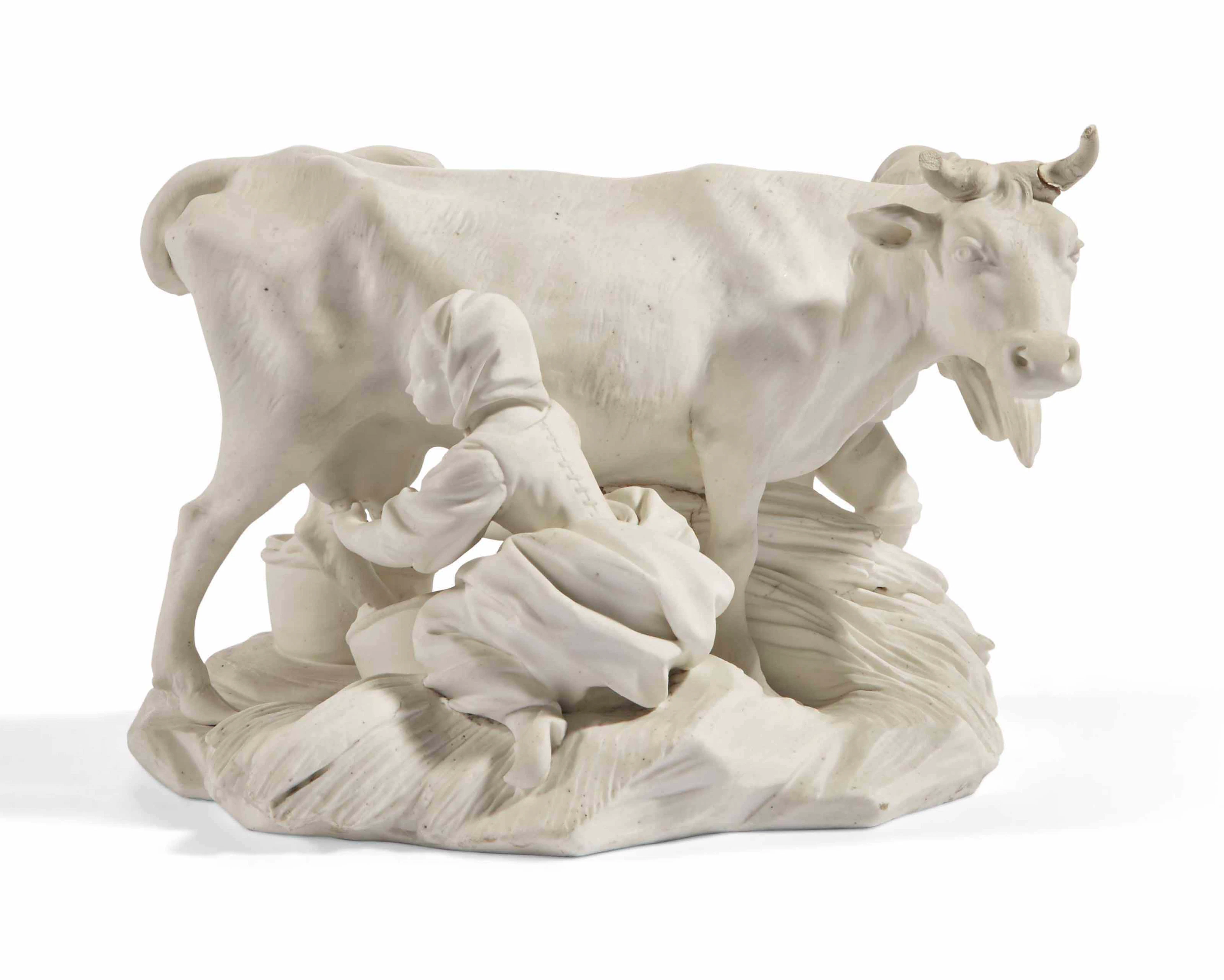 GROUPE EN BISCUIT DE SEVRES DU XVIIIe SIECLE