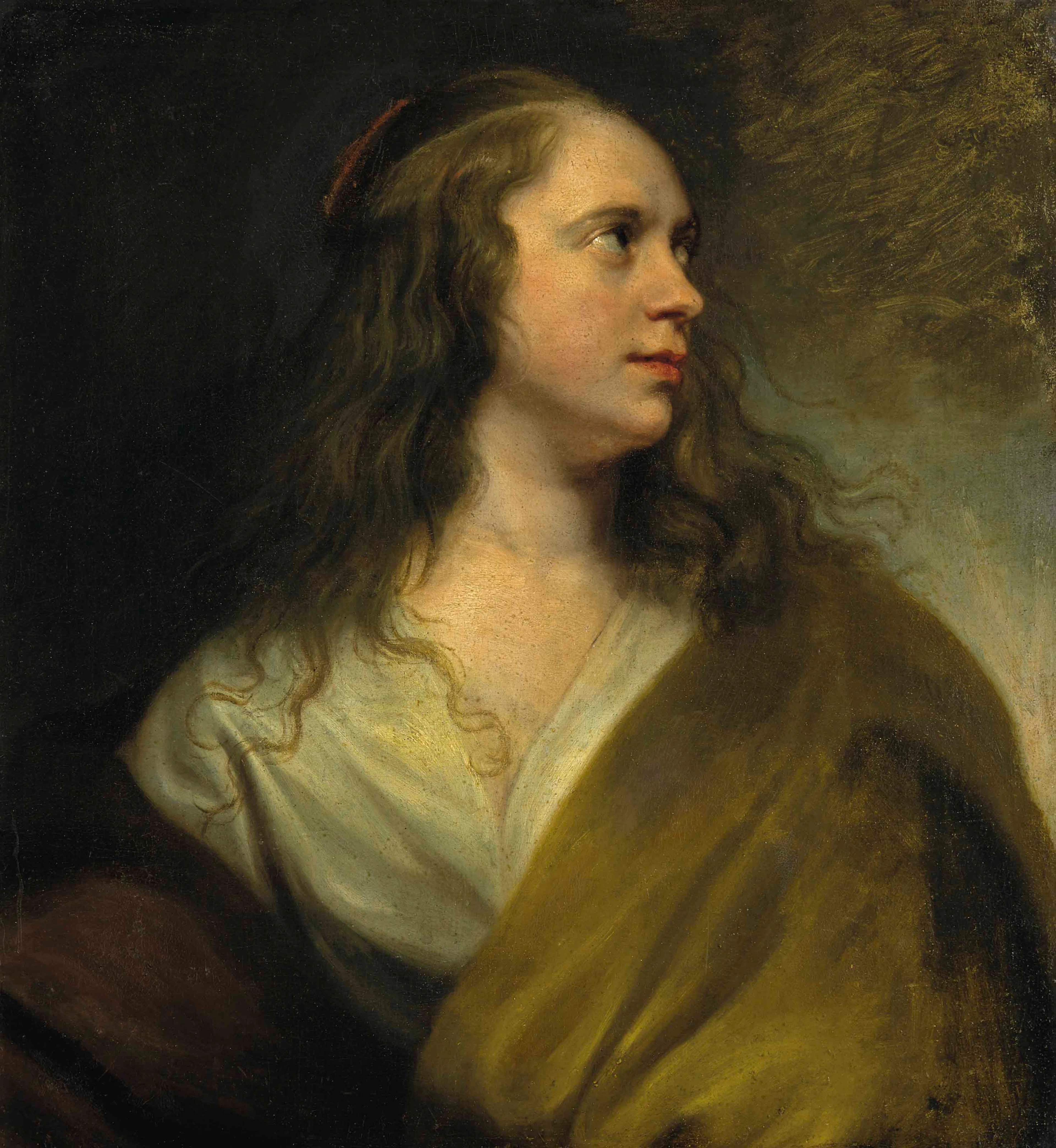 Portrait of a lady, half-length