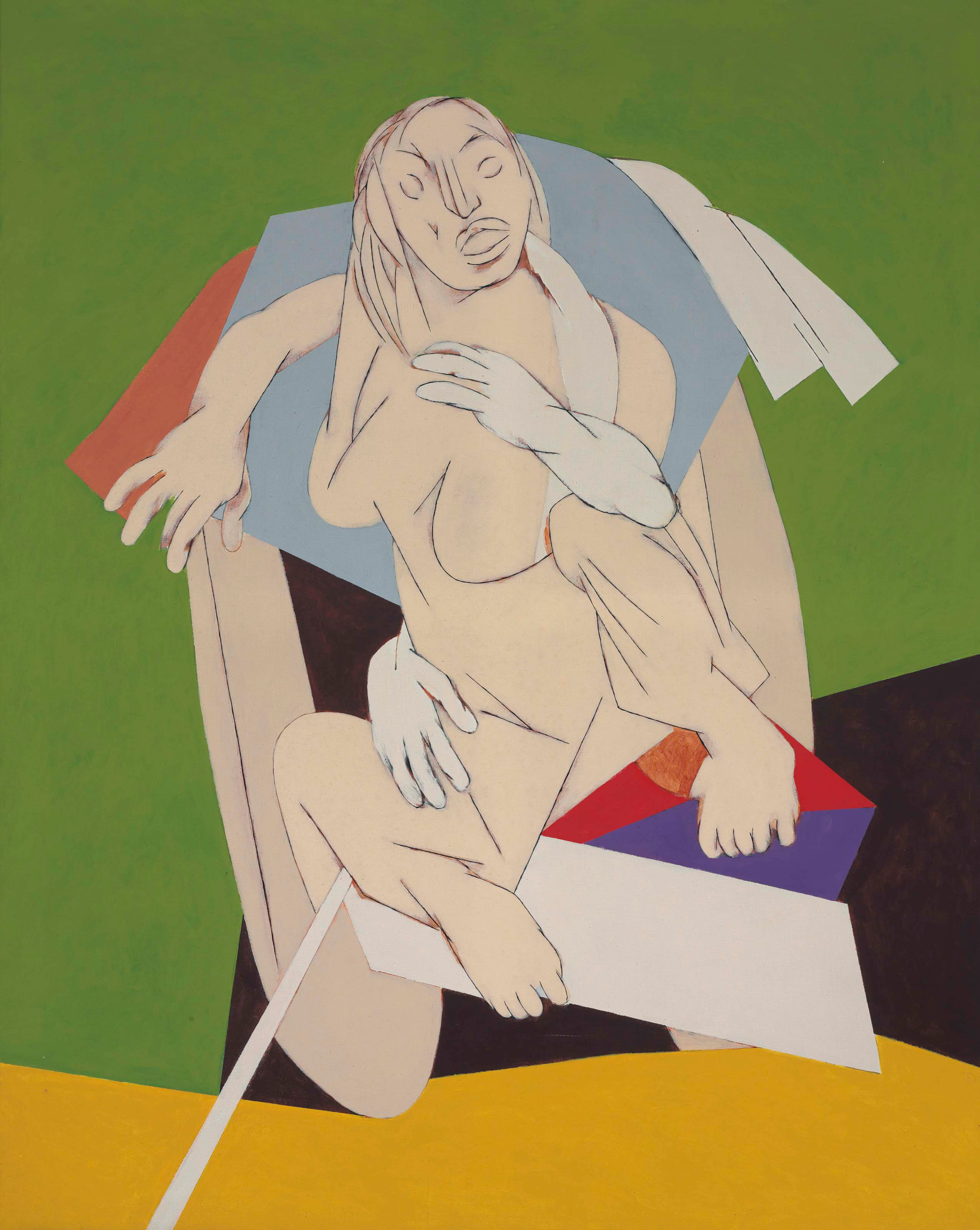 Untitled (Woman on Rickshaw)