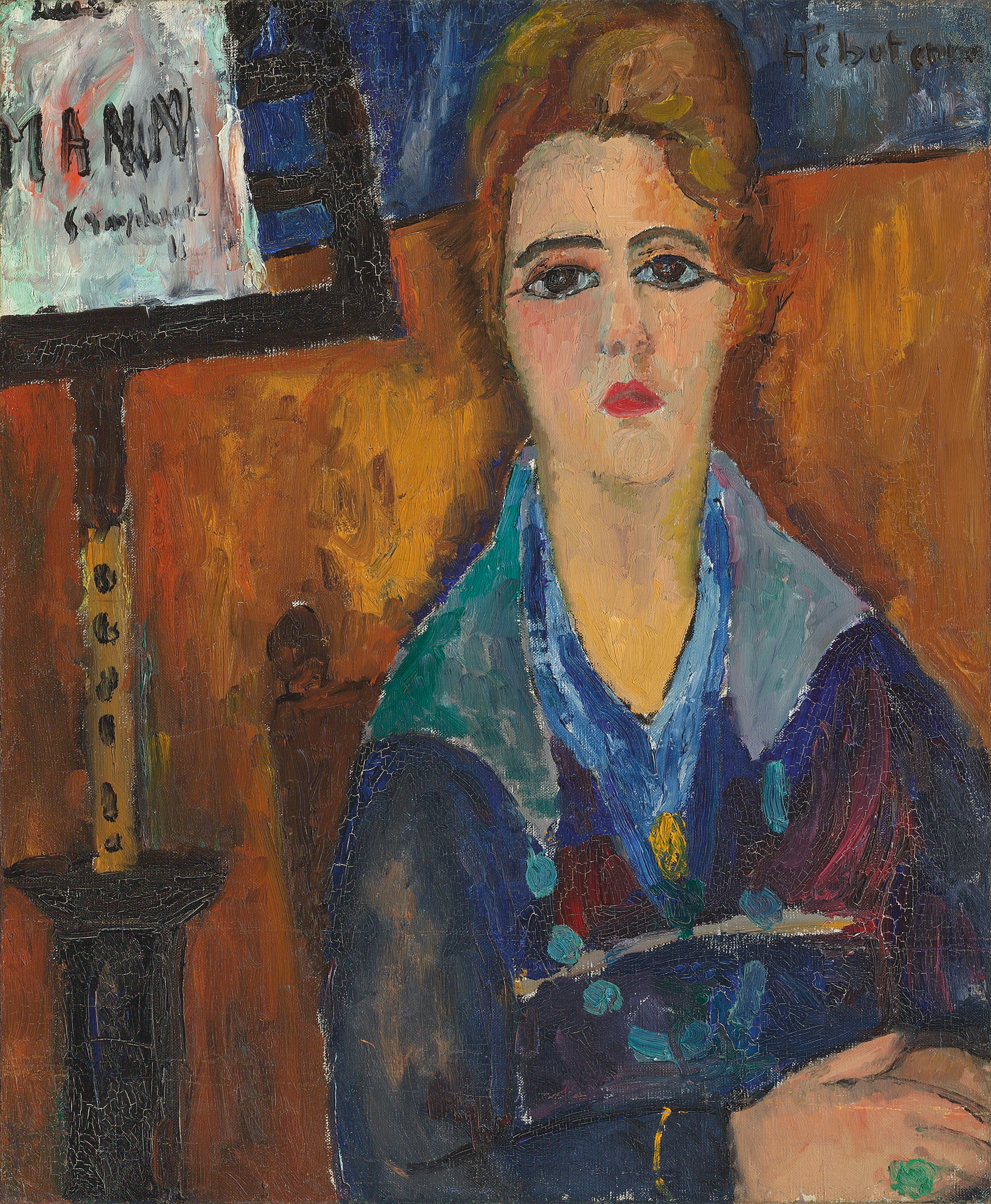 La femme au collier, modèle de Modigliani