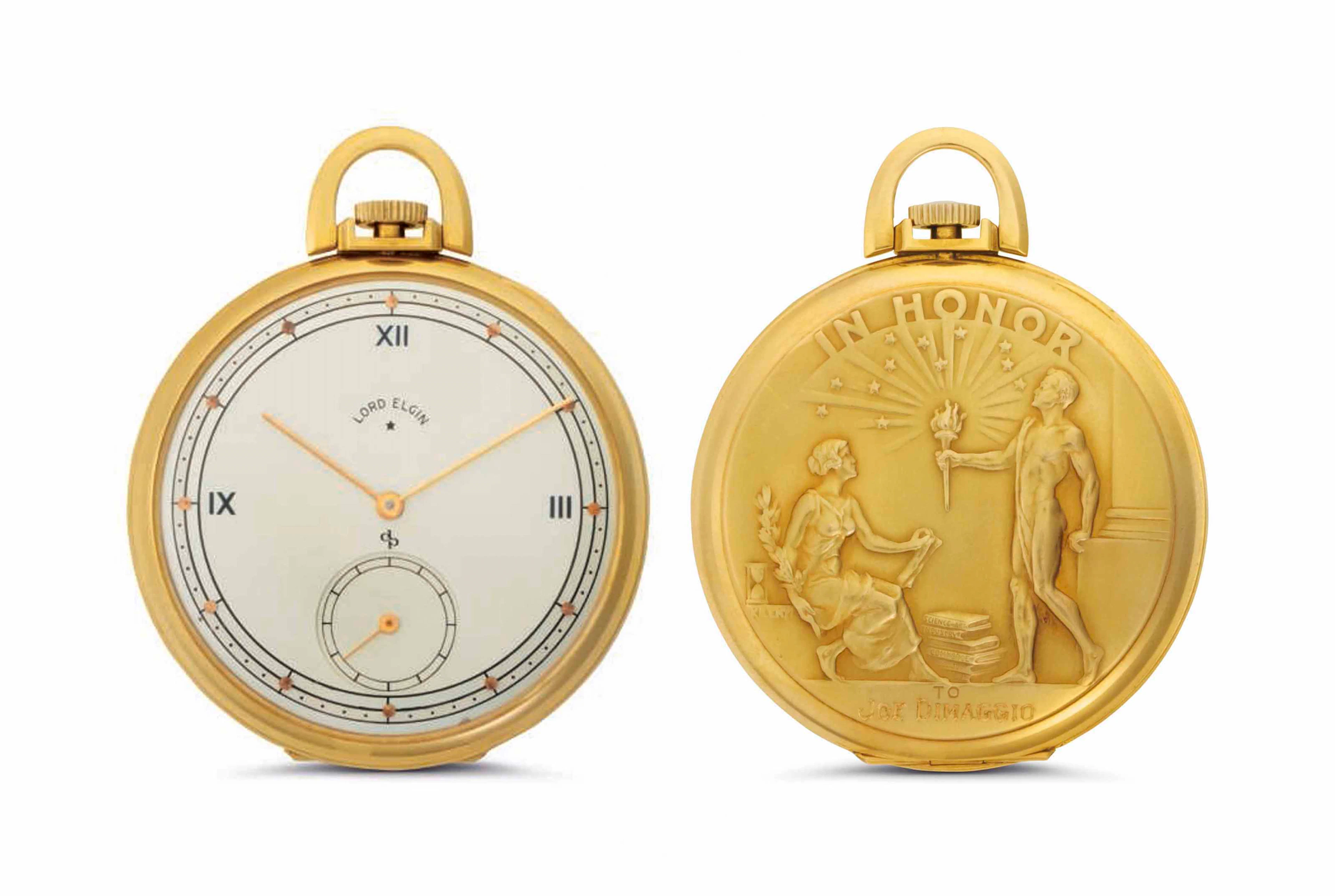 Elgin. A Fine 18k Gold Openface Pocket Watch