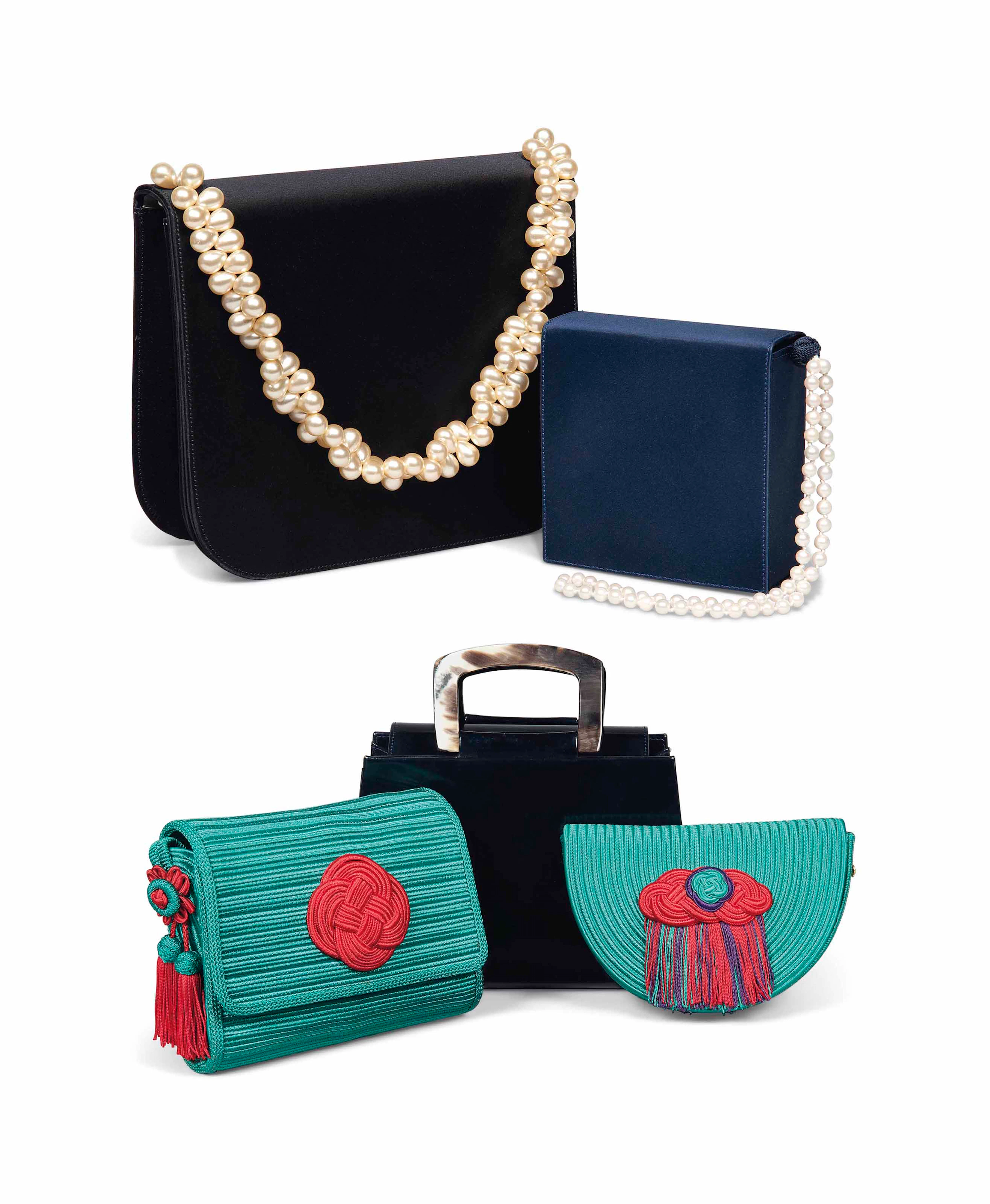 Three handbags