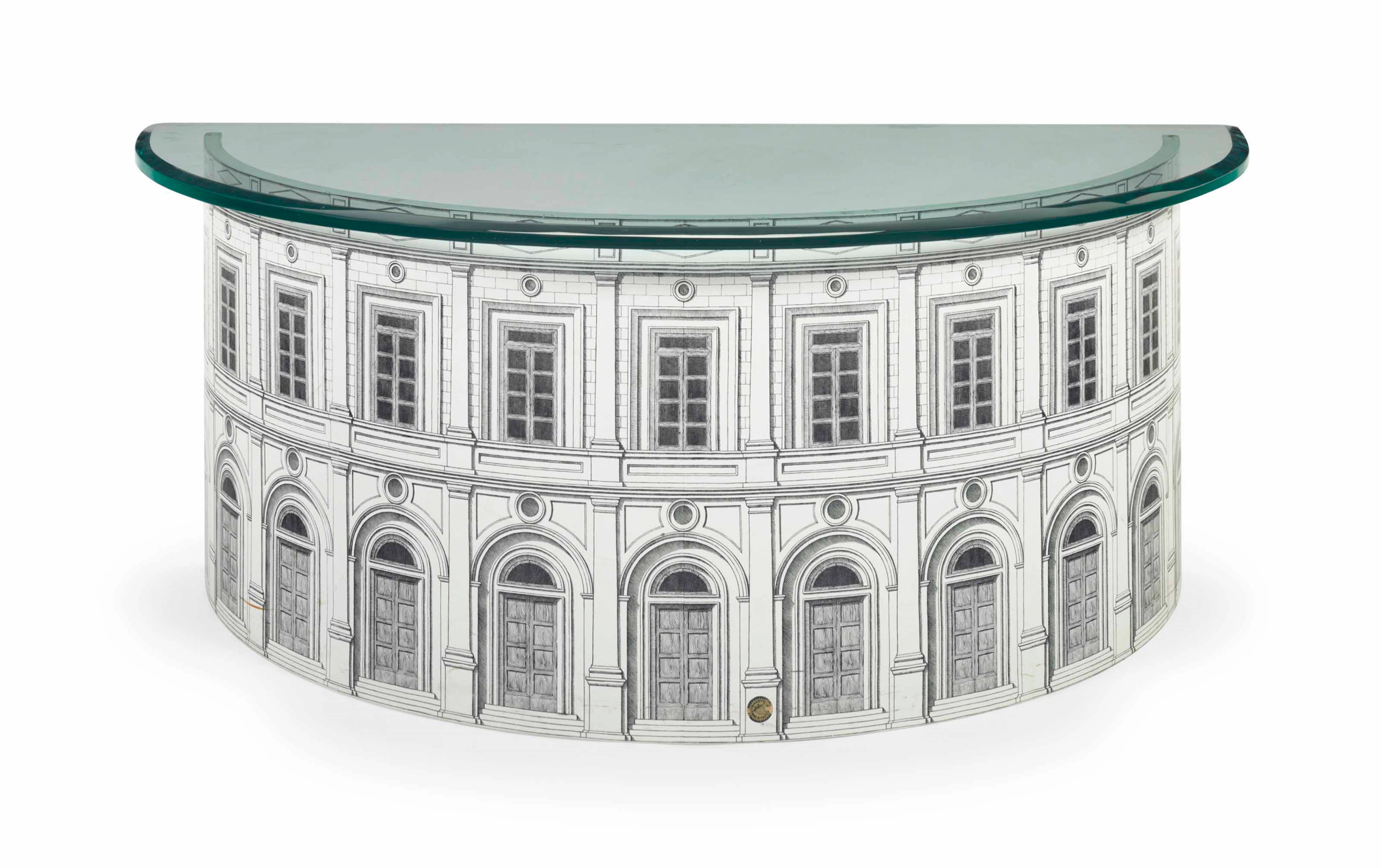 AN 'ARCHITETTURA' LOW TABLE, DESIGNED 1980S