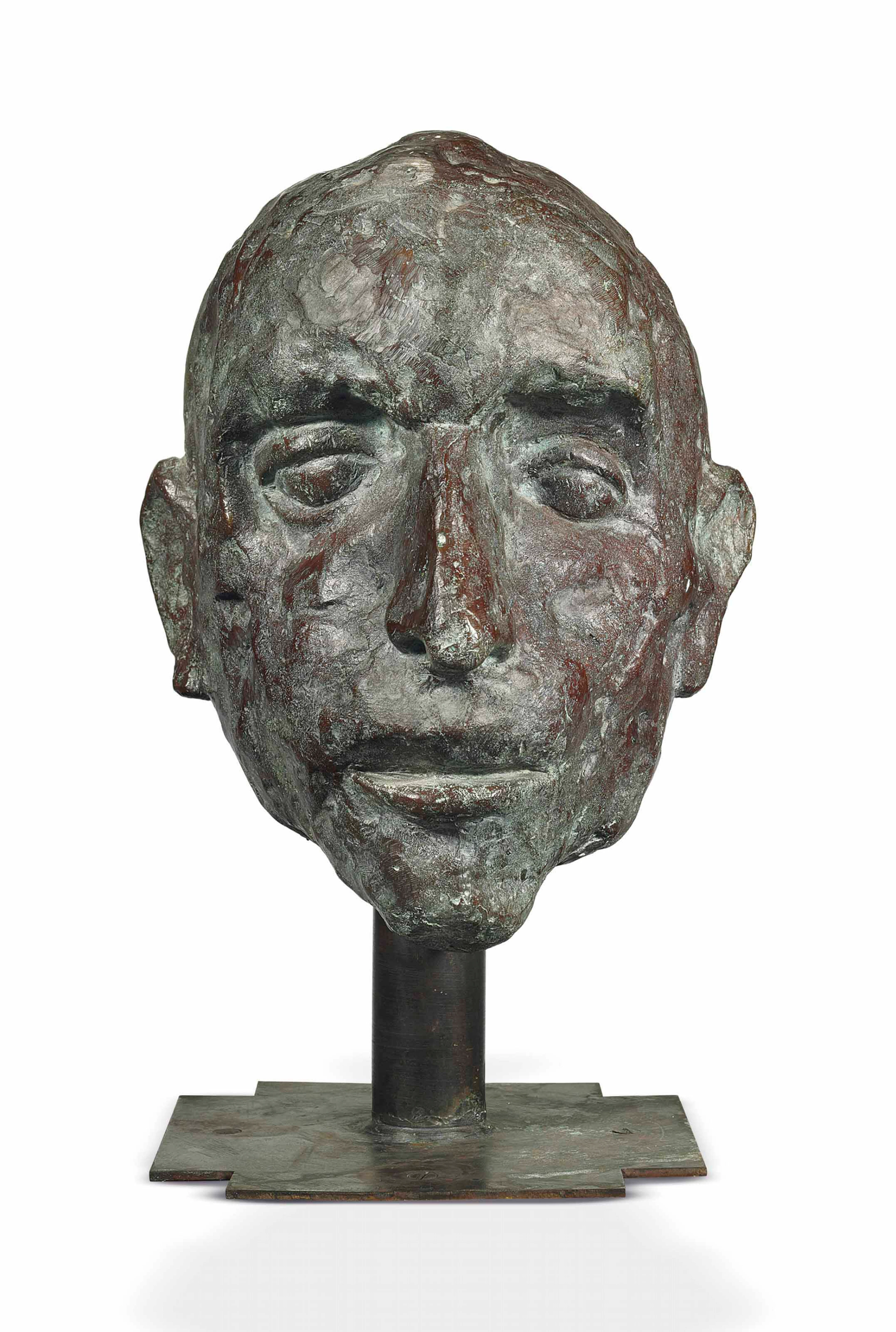 AKBAR PADAMSEE (B. 1928) Untitled (Head II)