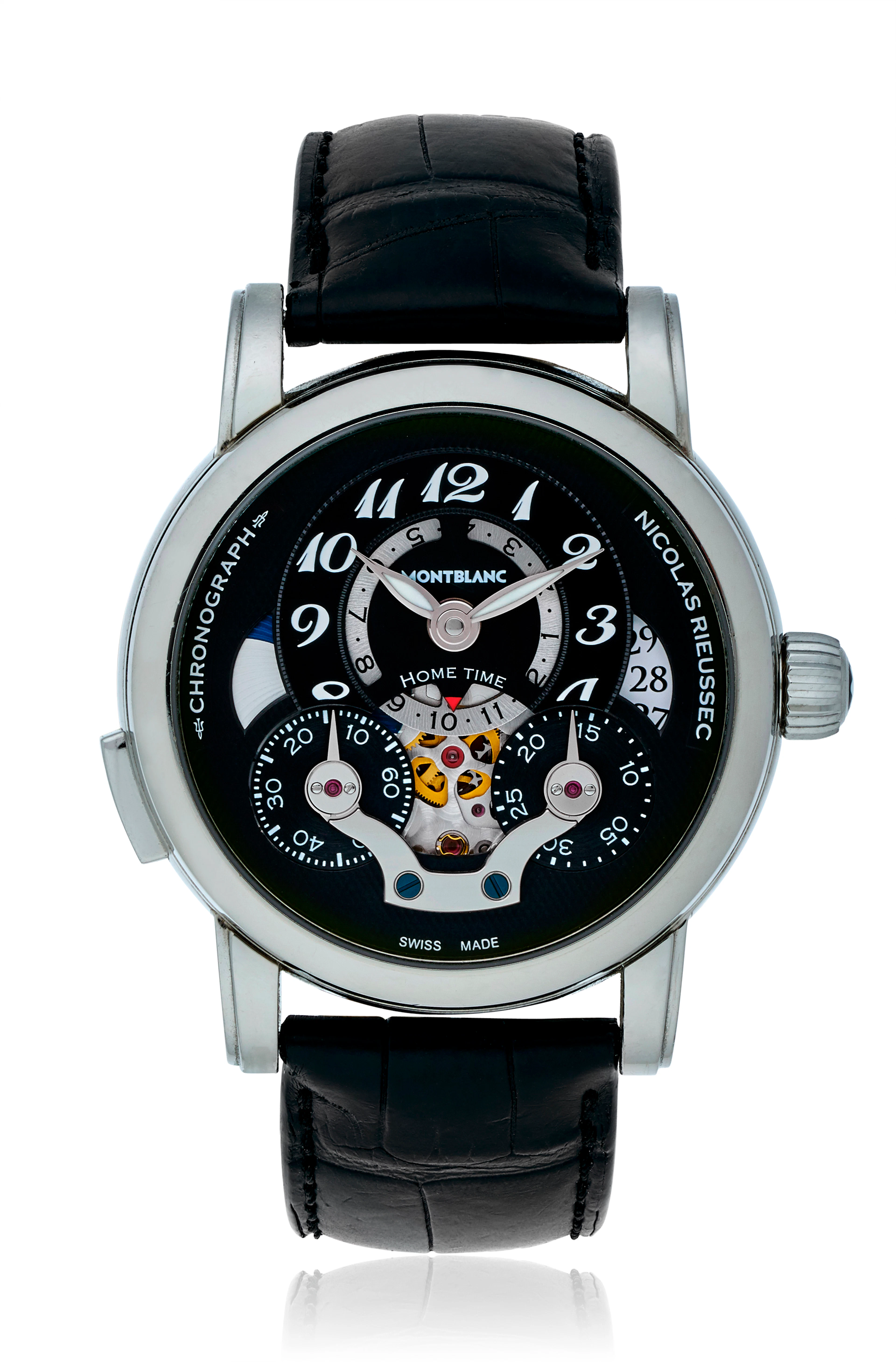 MONT BLANC, "NICOLAS RIEUSSEC" OPEN HOME TIME