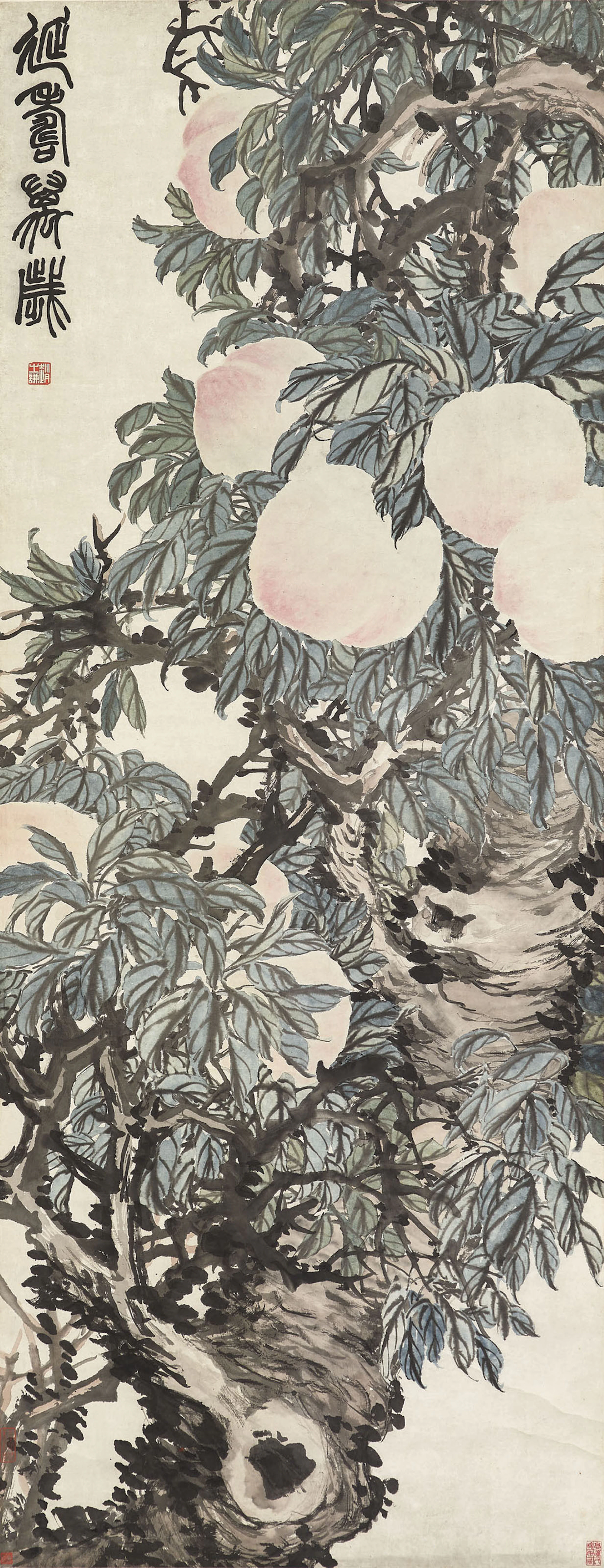 ZHAO ZHIQIAN (1829-1884) Peaches
