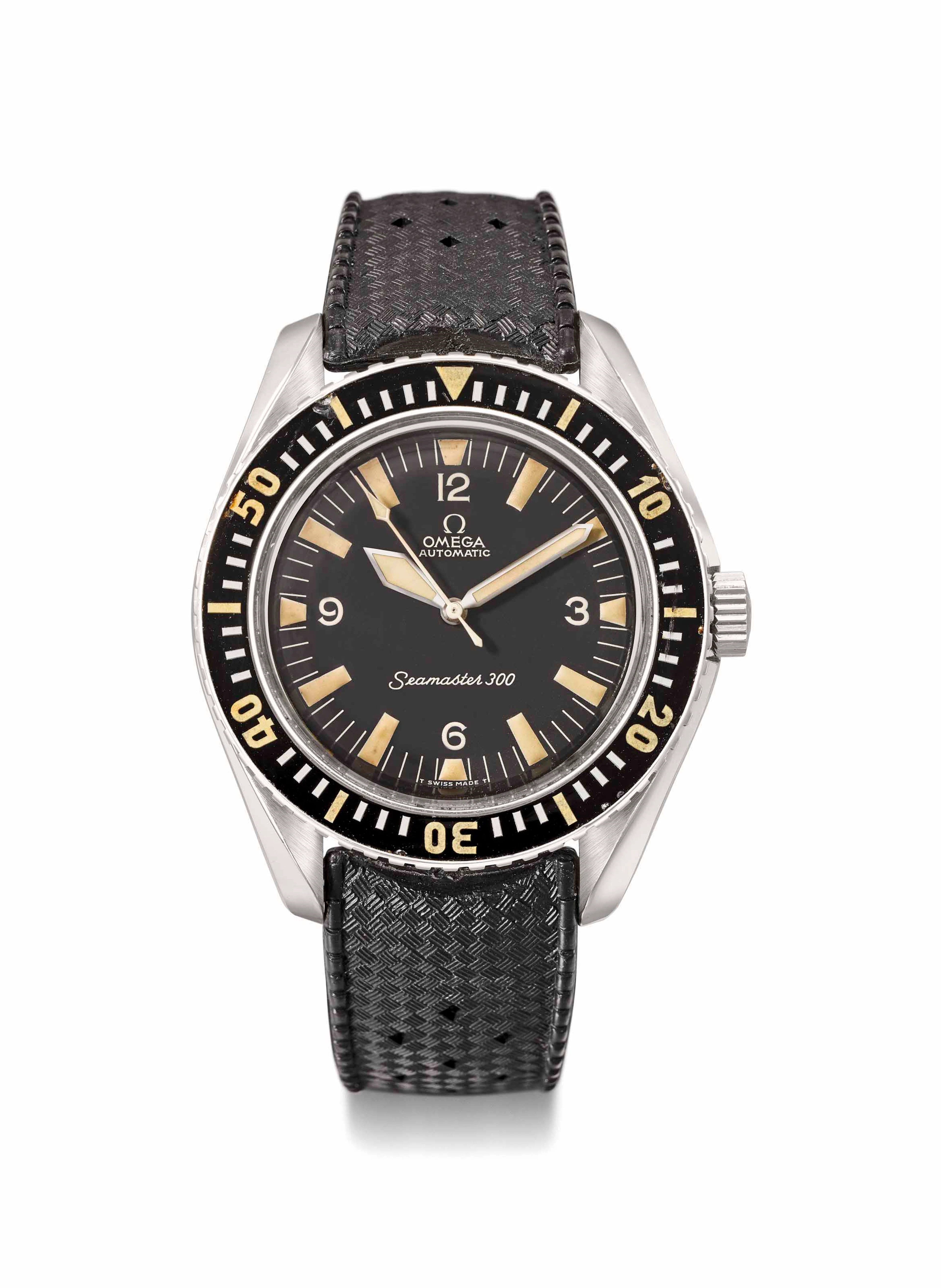 Omega. A fine, historic and important diver’s stainless steel...